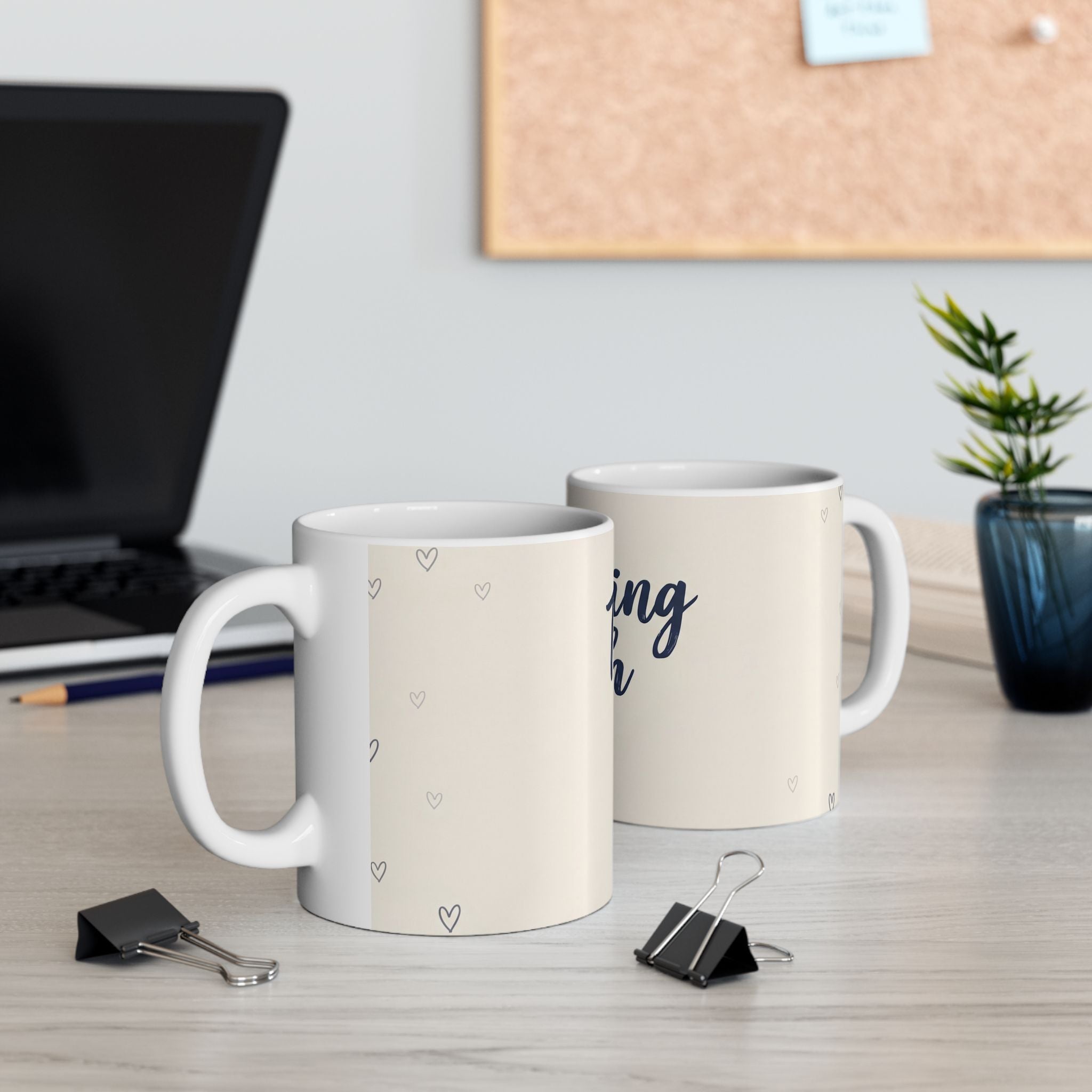Teacher Gift Mug –Teaching with ❤️ - Perfect Thank You Gift