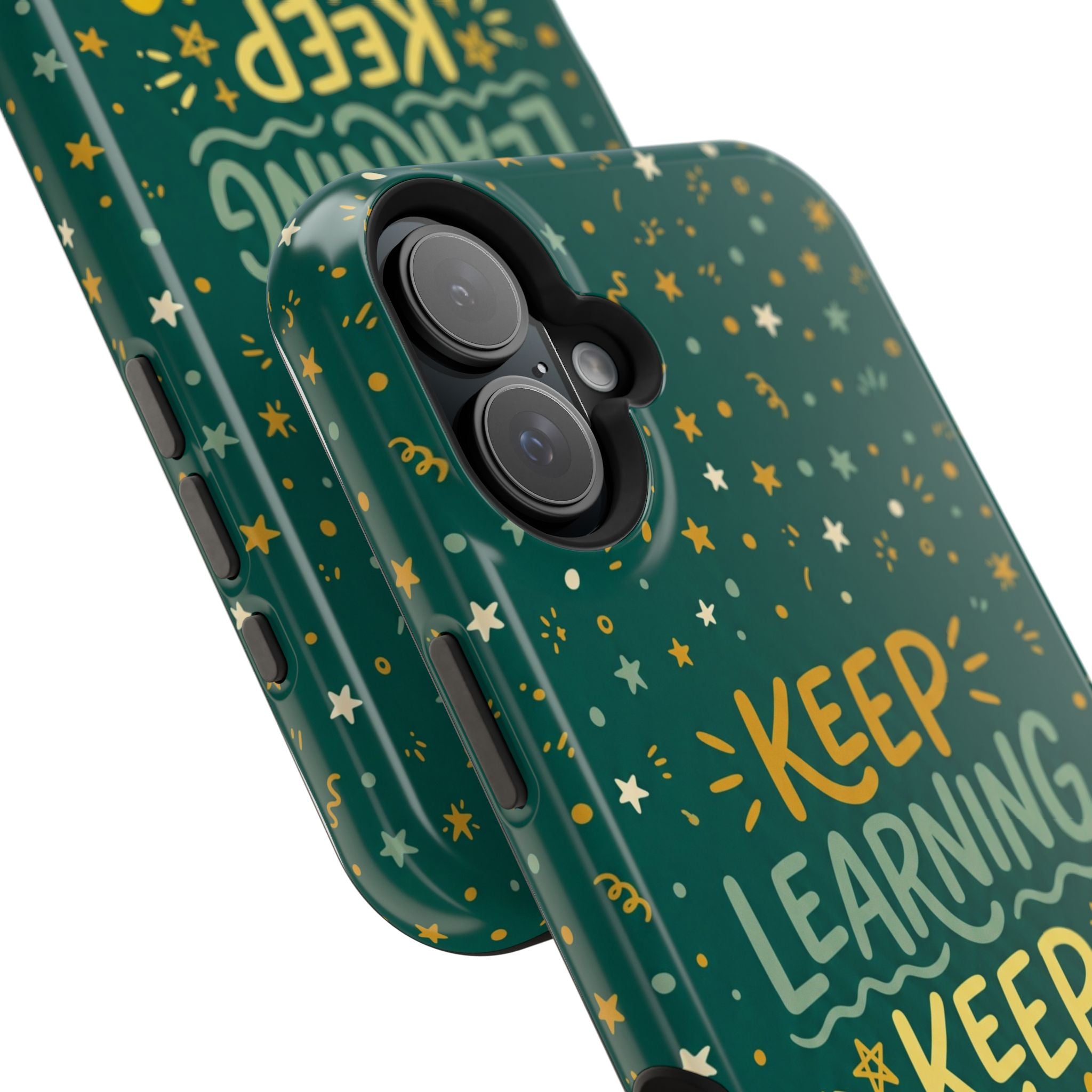 Keep Learning Keep Growing Teacher Phone Case — Wireless Charging Cover