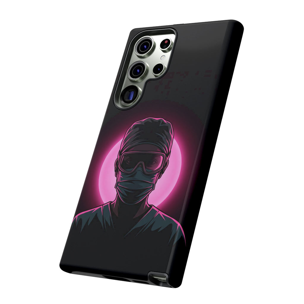 Nurse Neon Silhouette Phone Case - Samsung & iPhone Series