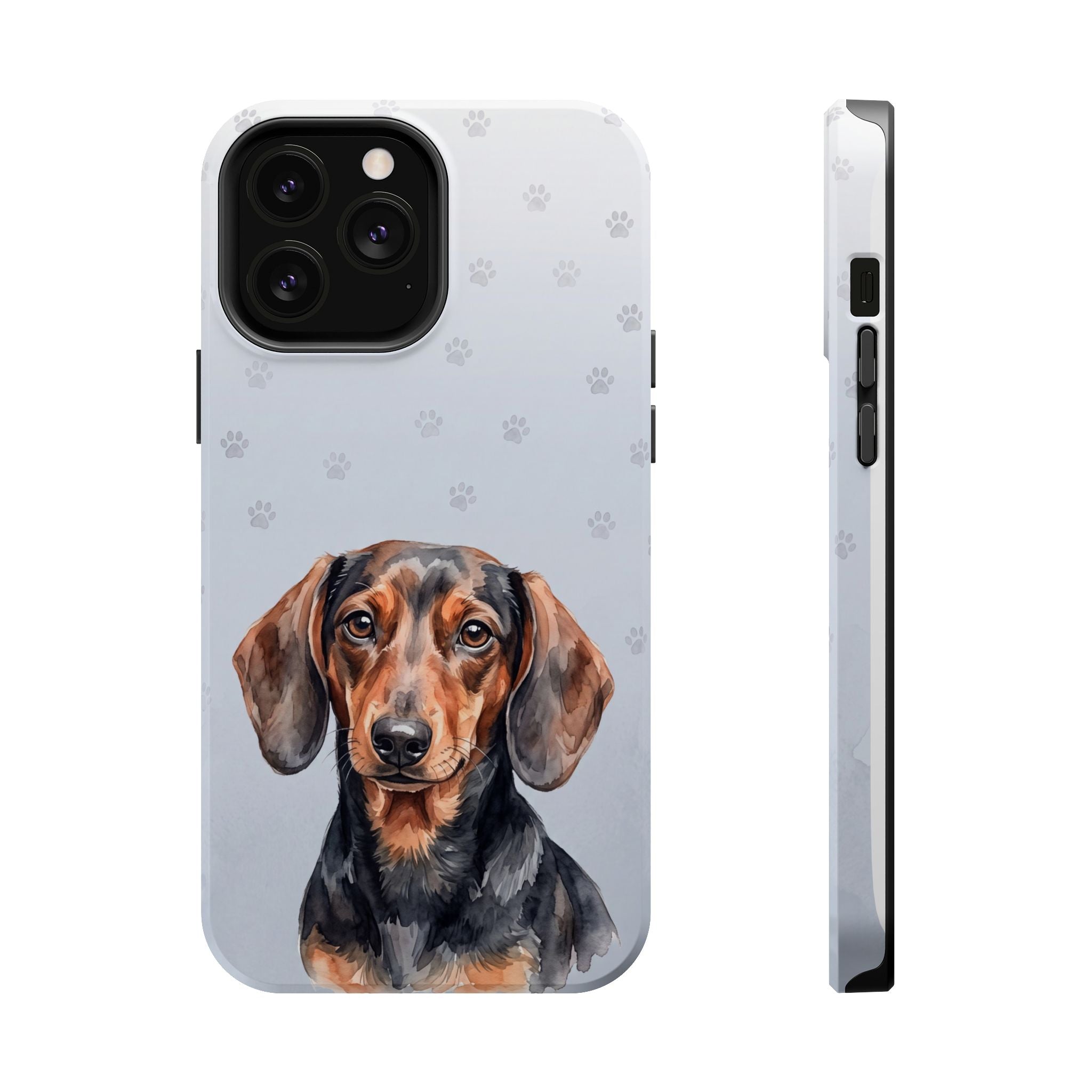 Dachshund Phone Case — Impact-Resistant Wireless Charging Cover