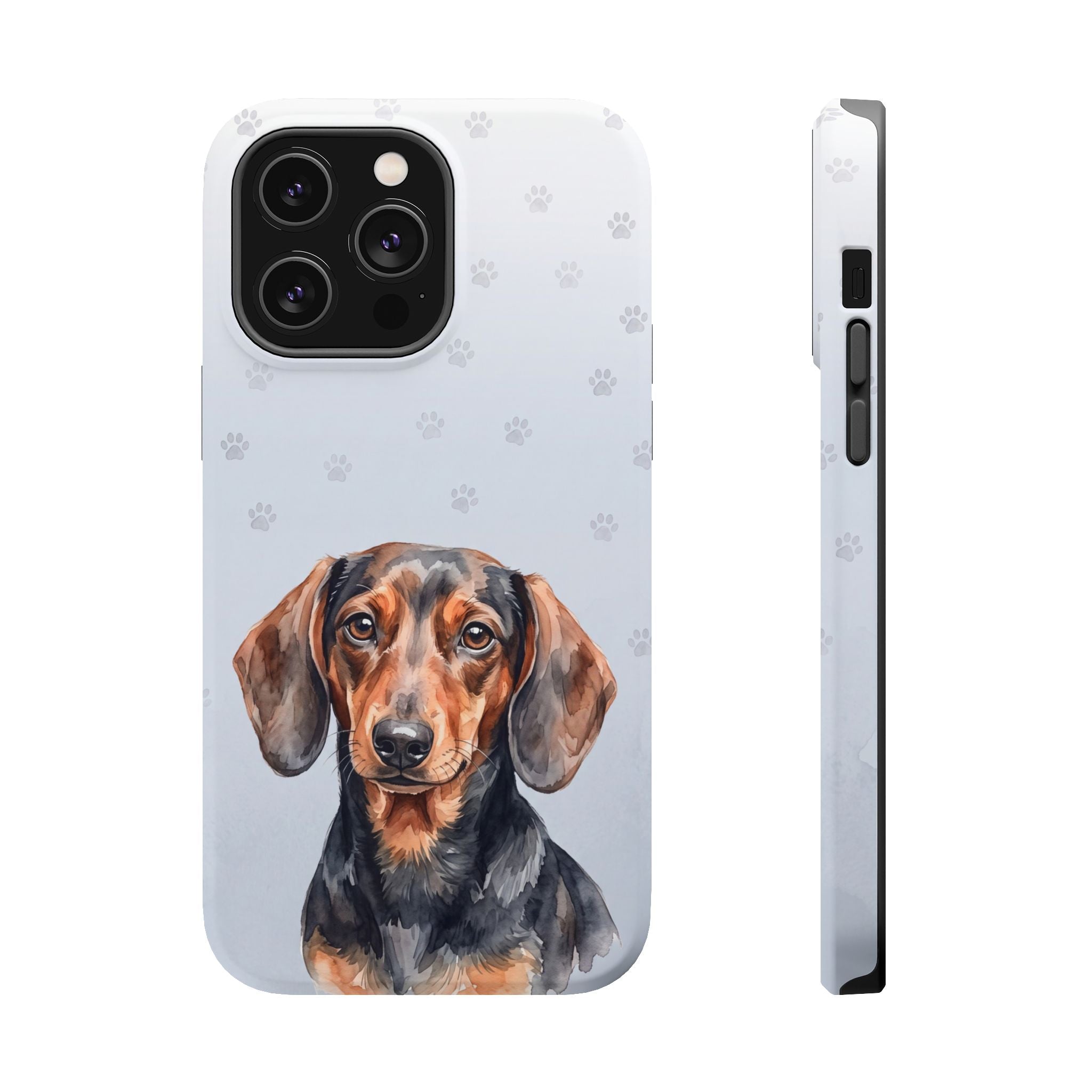 Dachshund Phone Case — Impact-Resistant Wireless Charging Cover