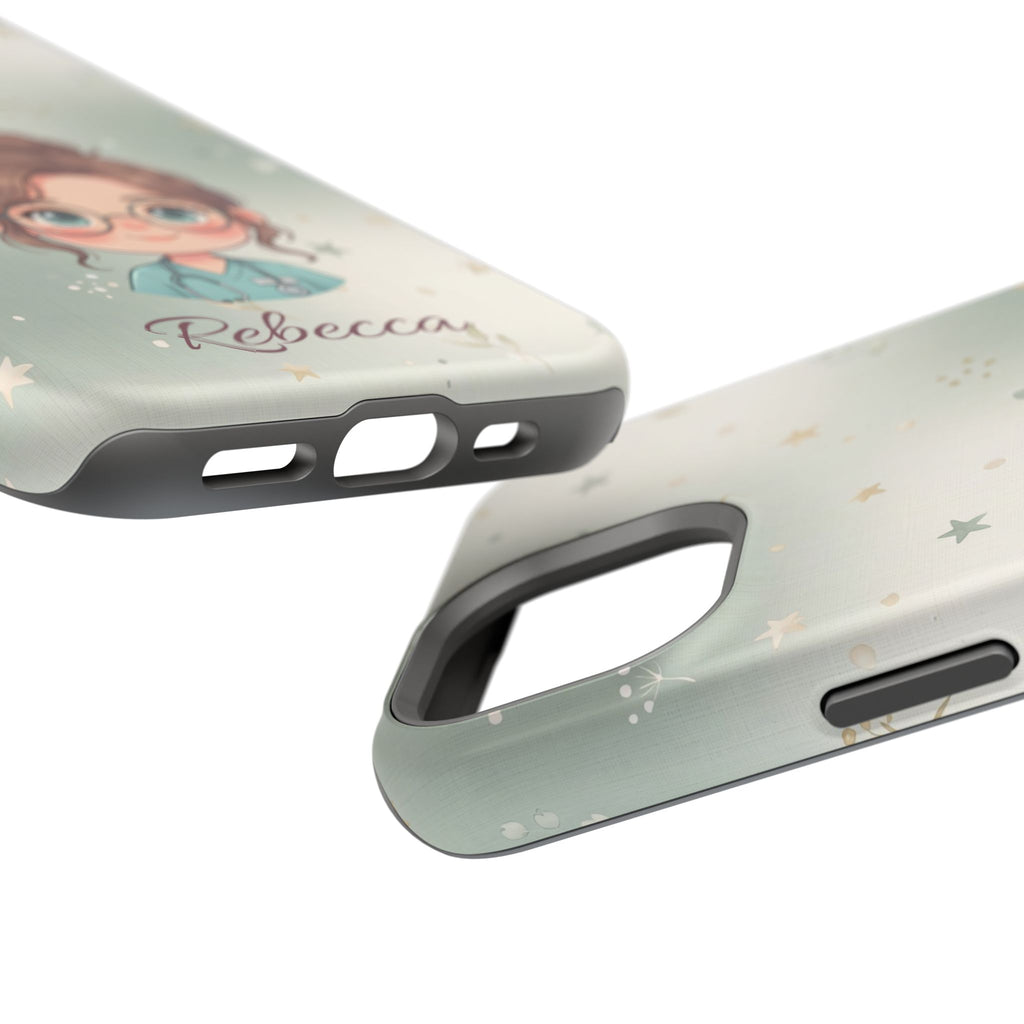 Personalized Starry Nurse Phone Case — Wireless Charging Cover