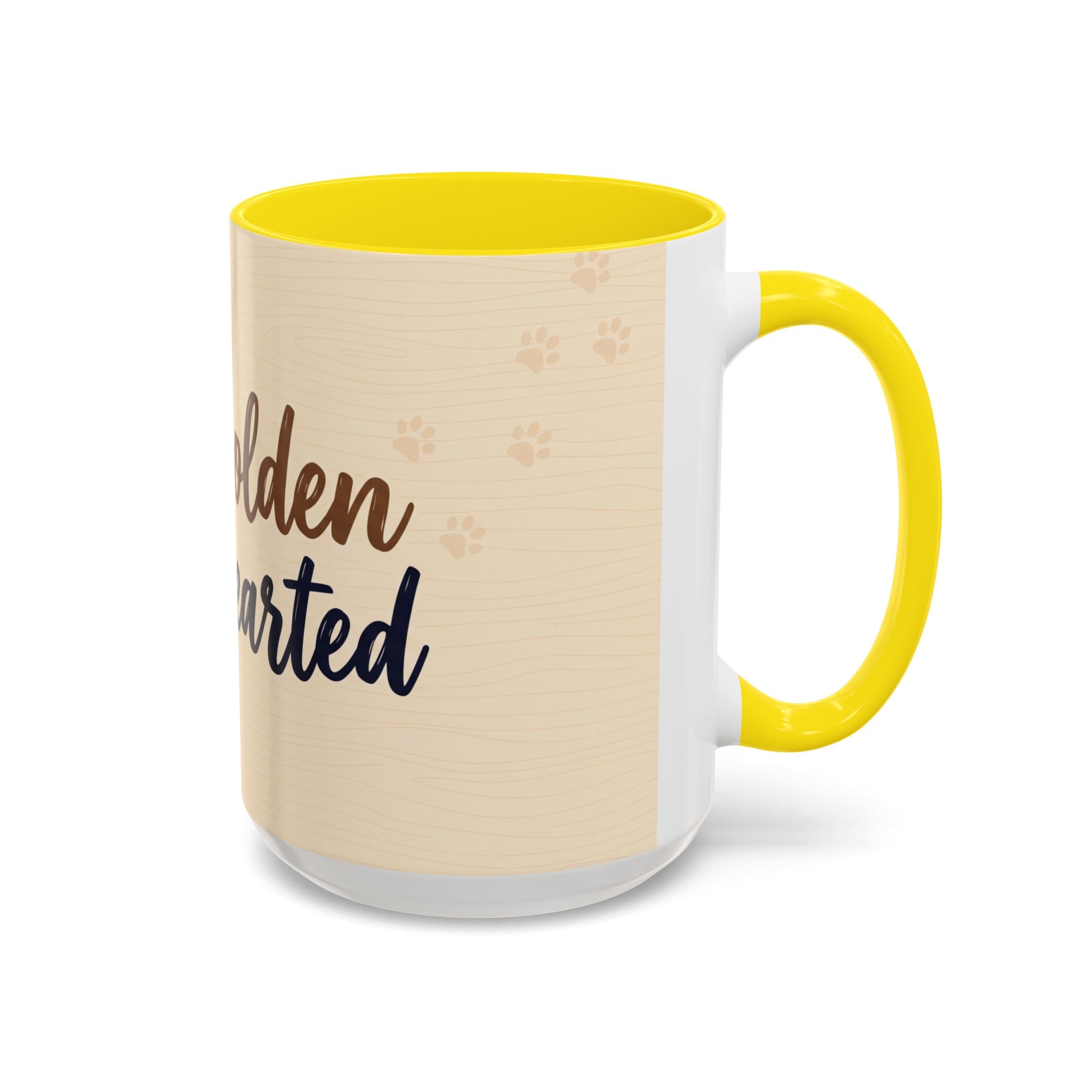 Golden Hearted Mug | Golden Retriever Lover Gift | Cute Dog Coffee Mug
