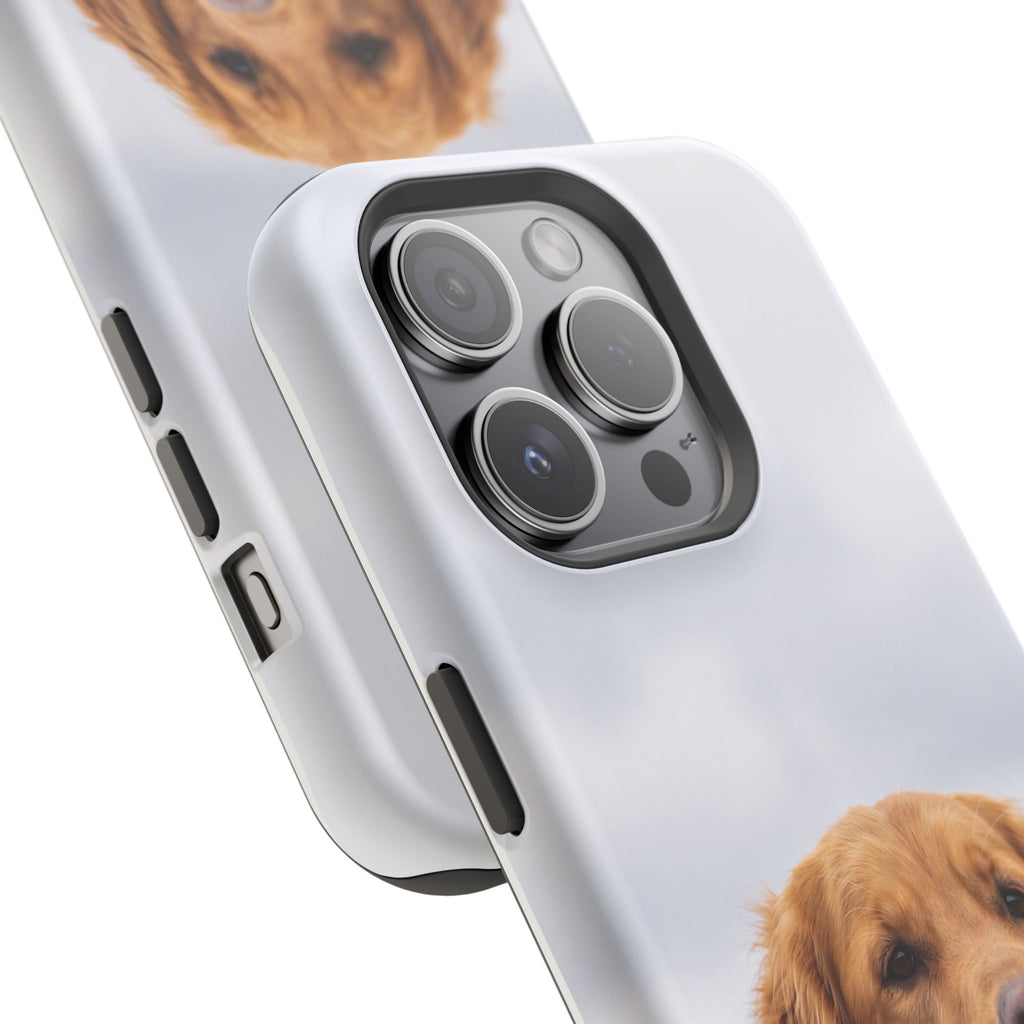 Golden Retriever Phone Case — Impact-Resistant Wireless Charging Cover