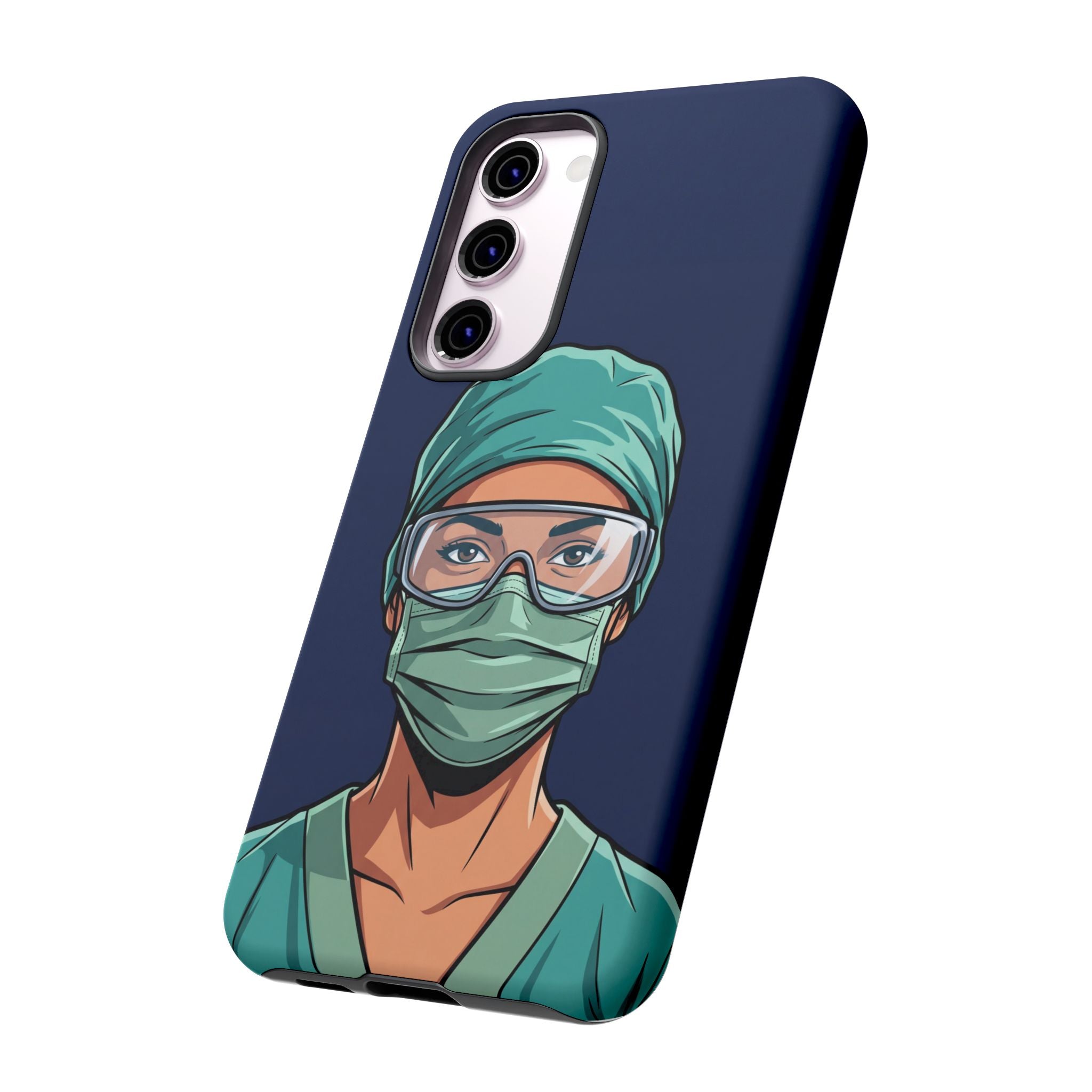 Nurse Illustrated Portrait Phone Case | iPhone & Samsung