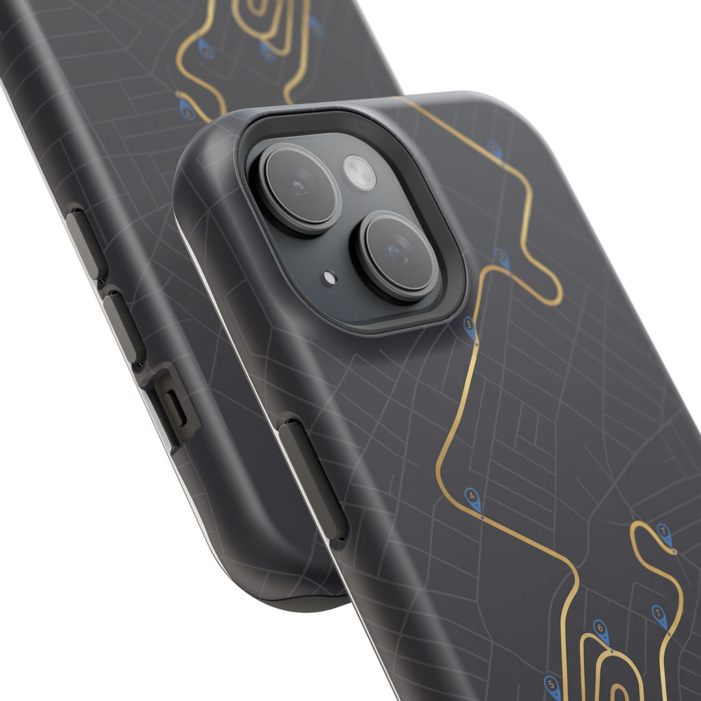 Paramedic/EMT Route Line Phone Case — Magnetic Wireless Charging Cover