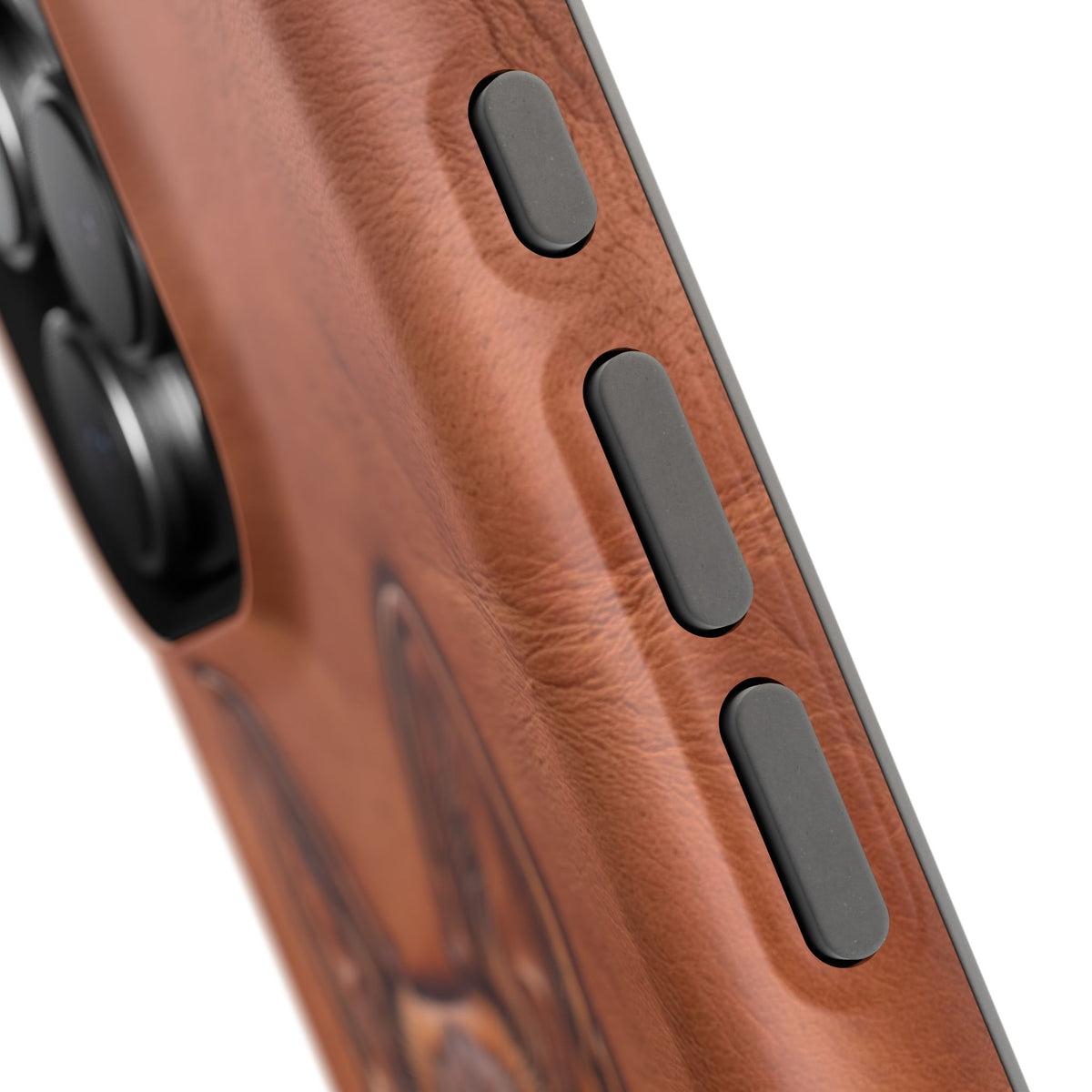 German Shepherd Phone Case | Western Tooled Art — Tough Magnetic Case with Wireless Charging