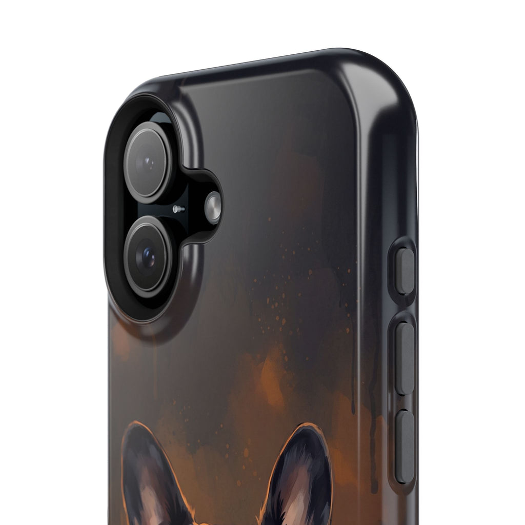 French Bulldog Portrait Phone Case — Impact-Resistant Wireless Charging Cover
