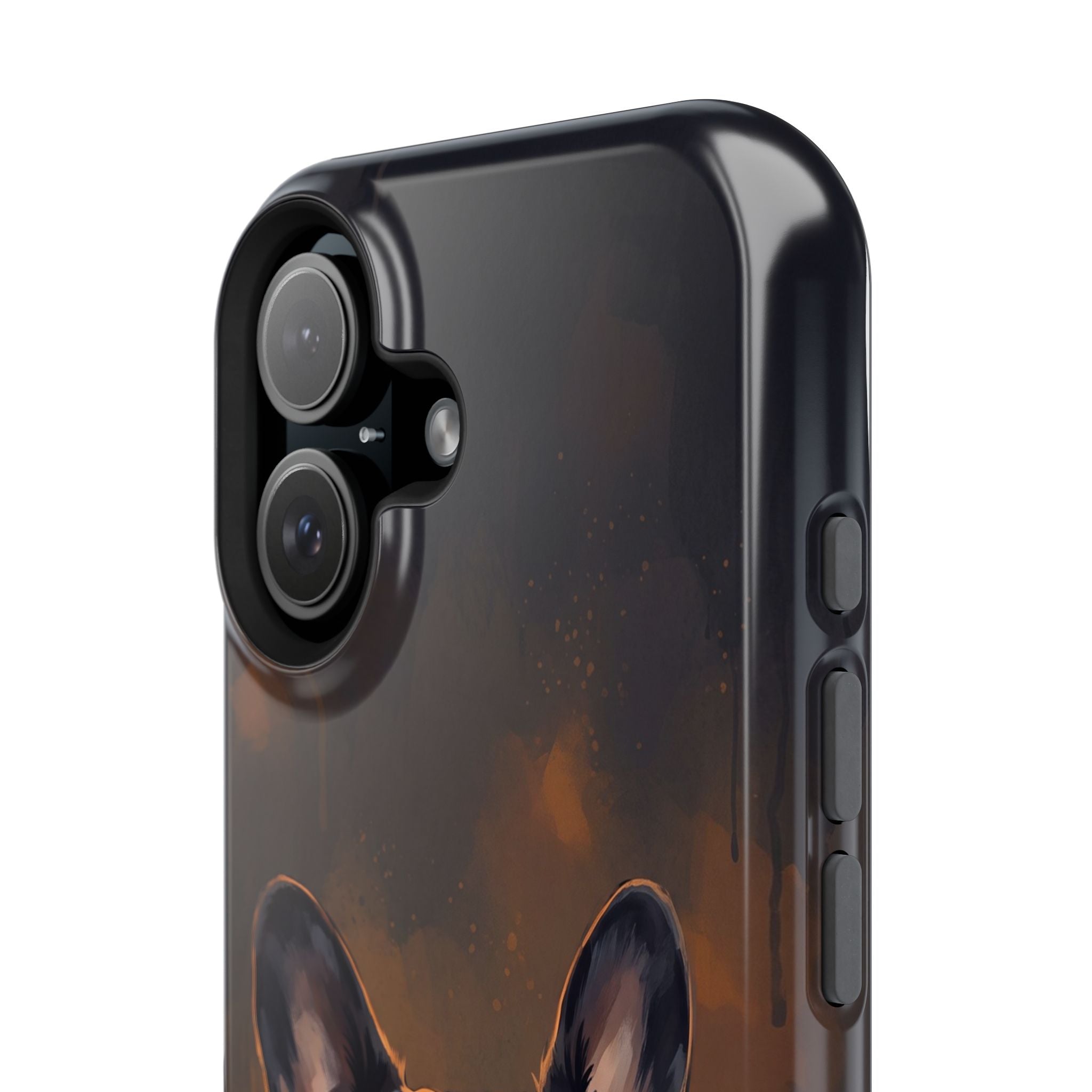 French Bulldog Portrait Phone Case — Impact-Resistant Wireless Charging Cover