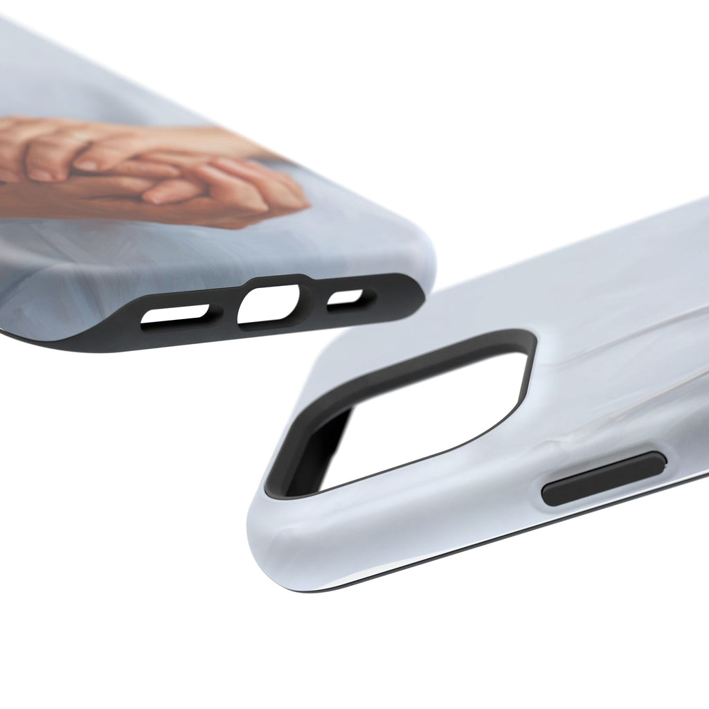 Impact-Resistant Phone Case — Caring Hands Wireless Charging Cover