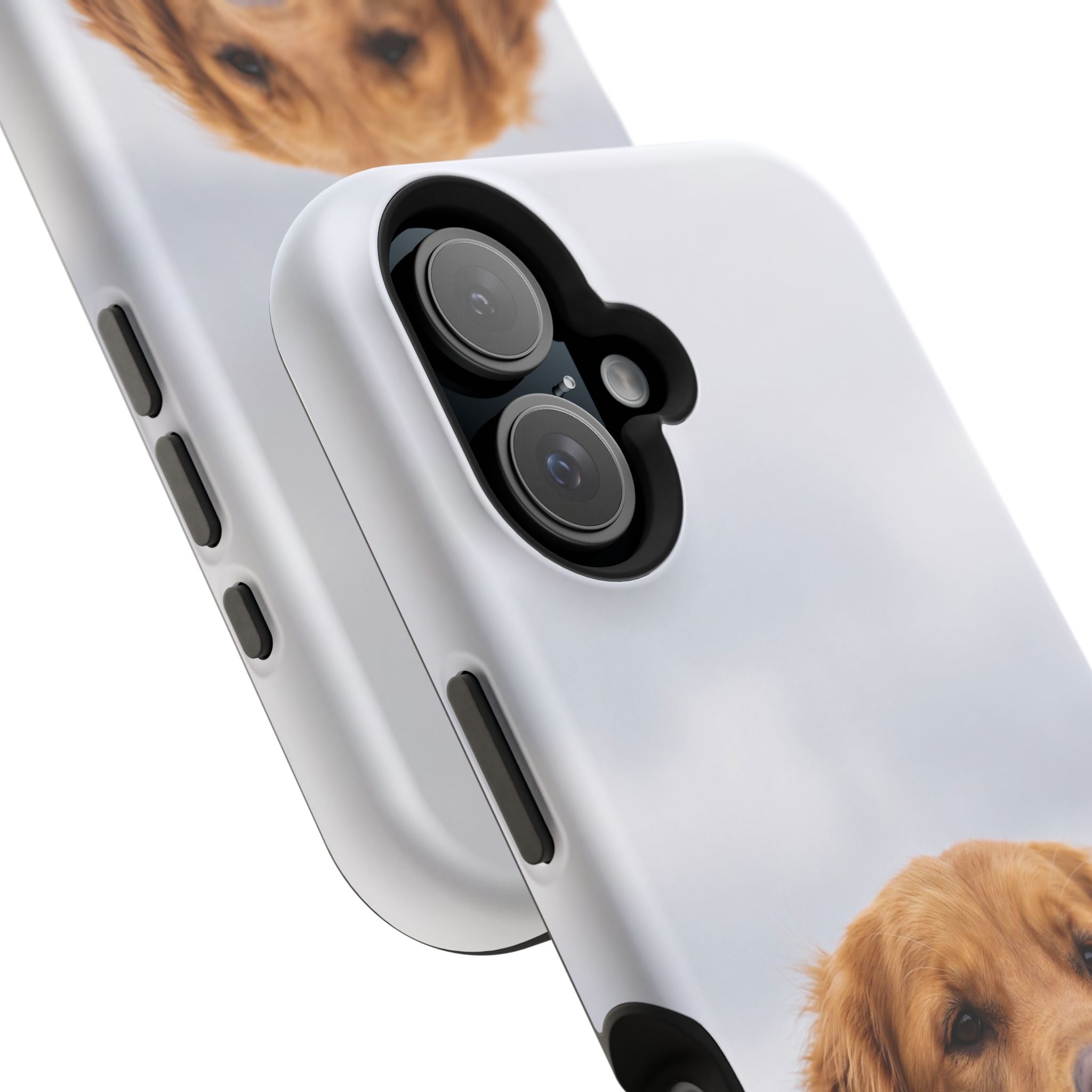 Golden Retriever Phone Case — Impact-Resistant Wireless Charging Cover