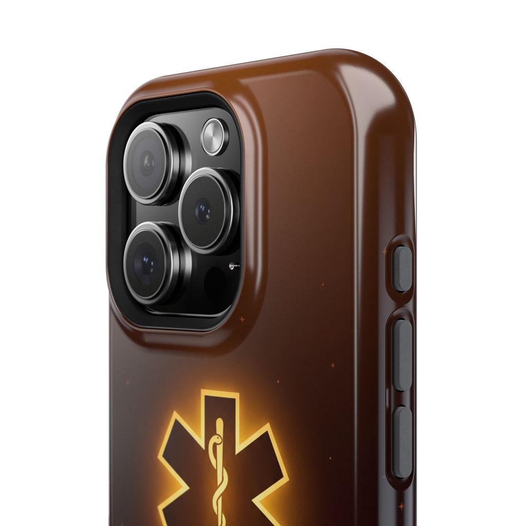 Paramedic/EMT Skyline Phone Case — Magnetic Wireless Charging Cover
