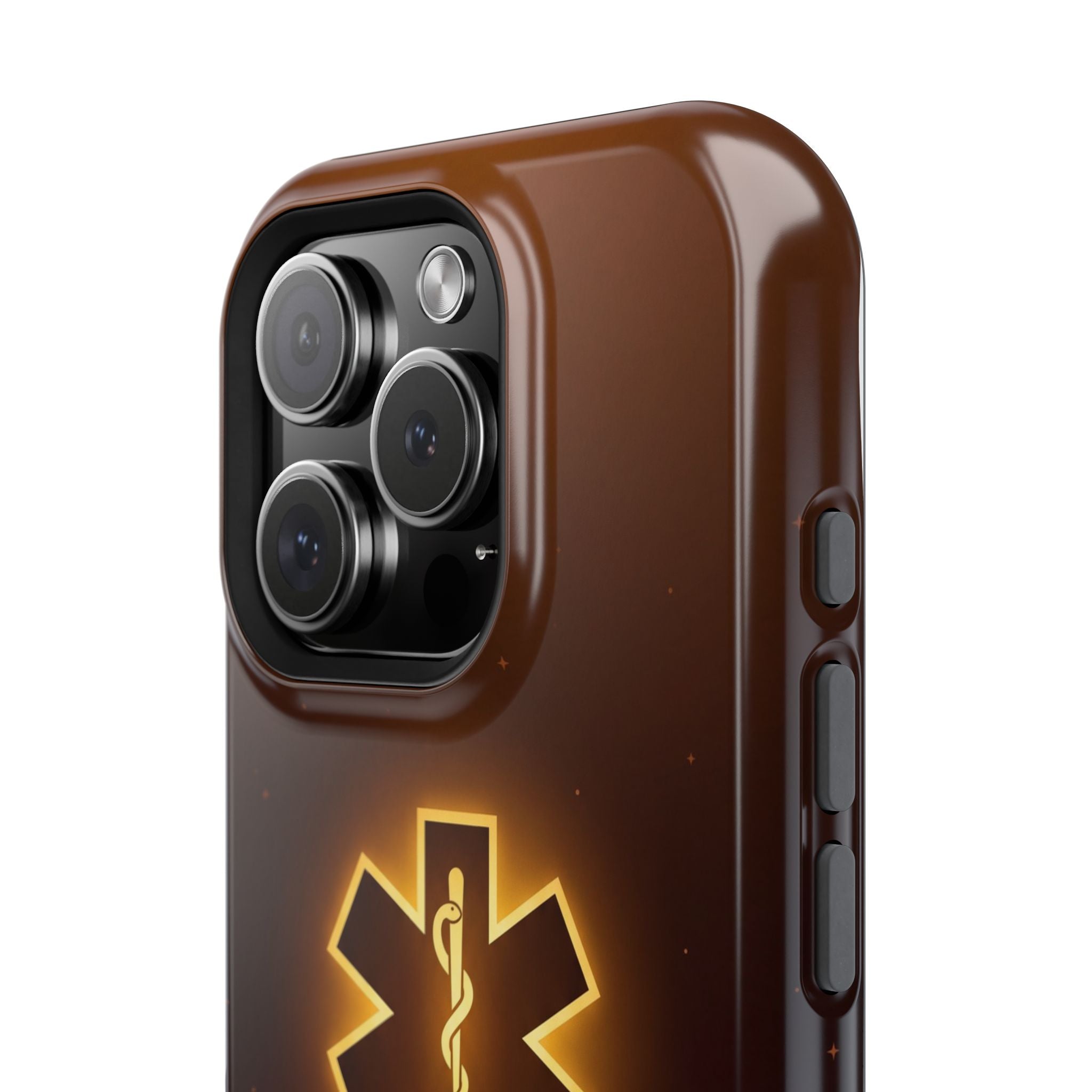 Paramedic/EMT Skyline Phone Case — Magnetic Wireless Charging Cover