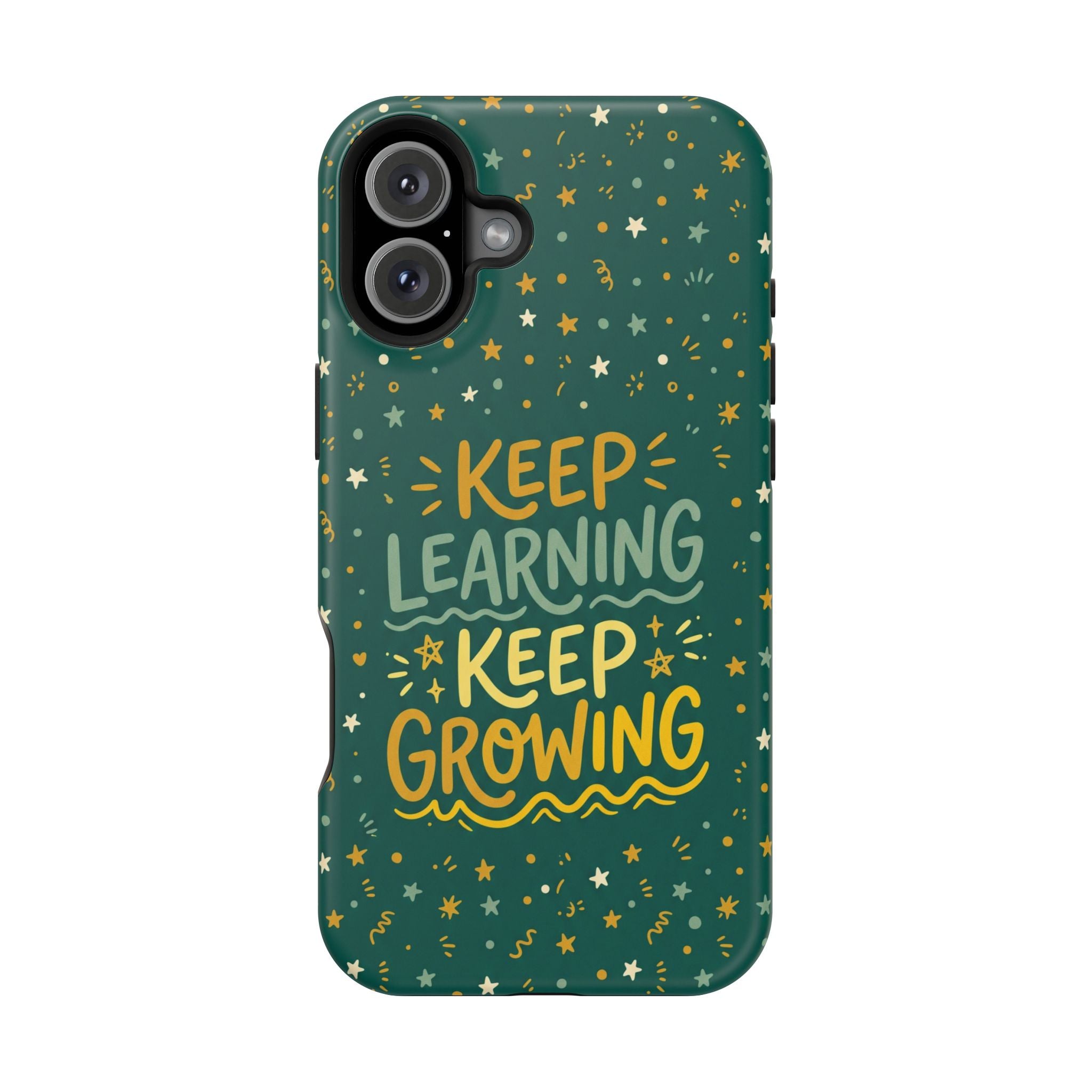 Keep Learning Keep Growing Teacher Phone Case — Wireless Charging Cover