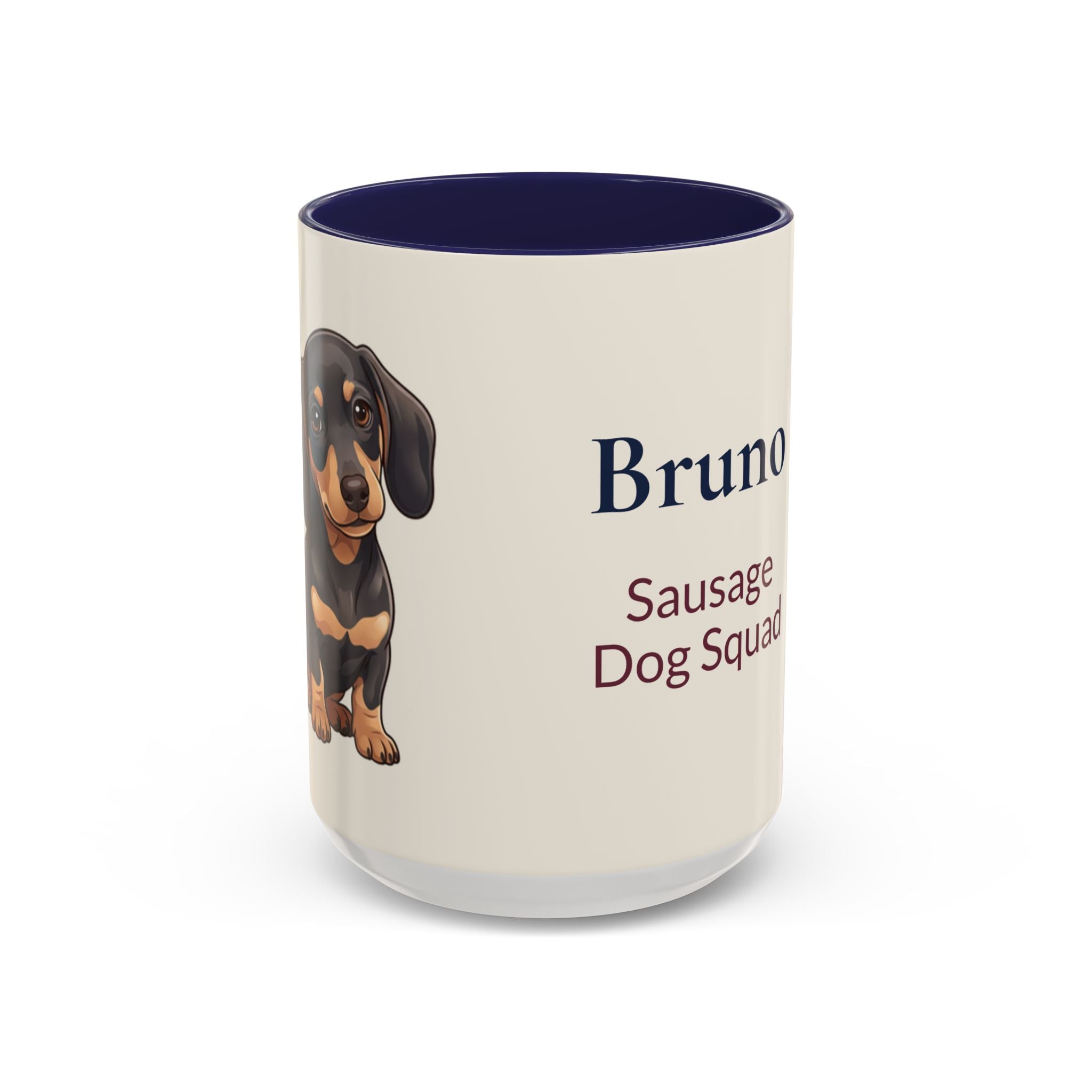 Personalized Dachshund Mug | Custom Name Coffee Mug | Sausage Dog Gift | Wiener Dog Lover