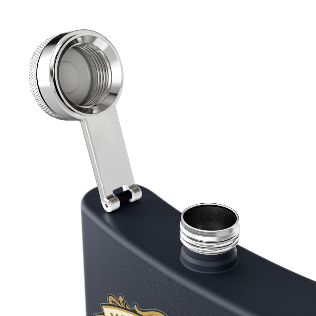 Flask — "Master Plumber" 6oz Stainless Steel Hip Flask