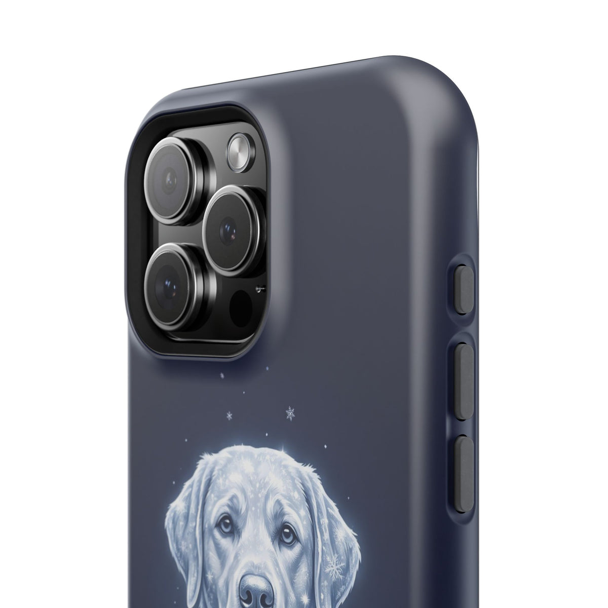 Personalized Winter Snowflake Labrador Phone Case — Tough Magnetic Case with Wireless Charging
