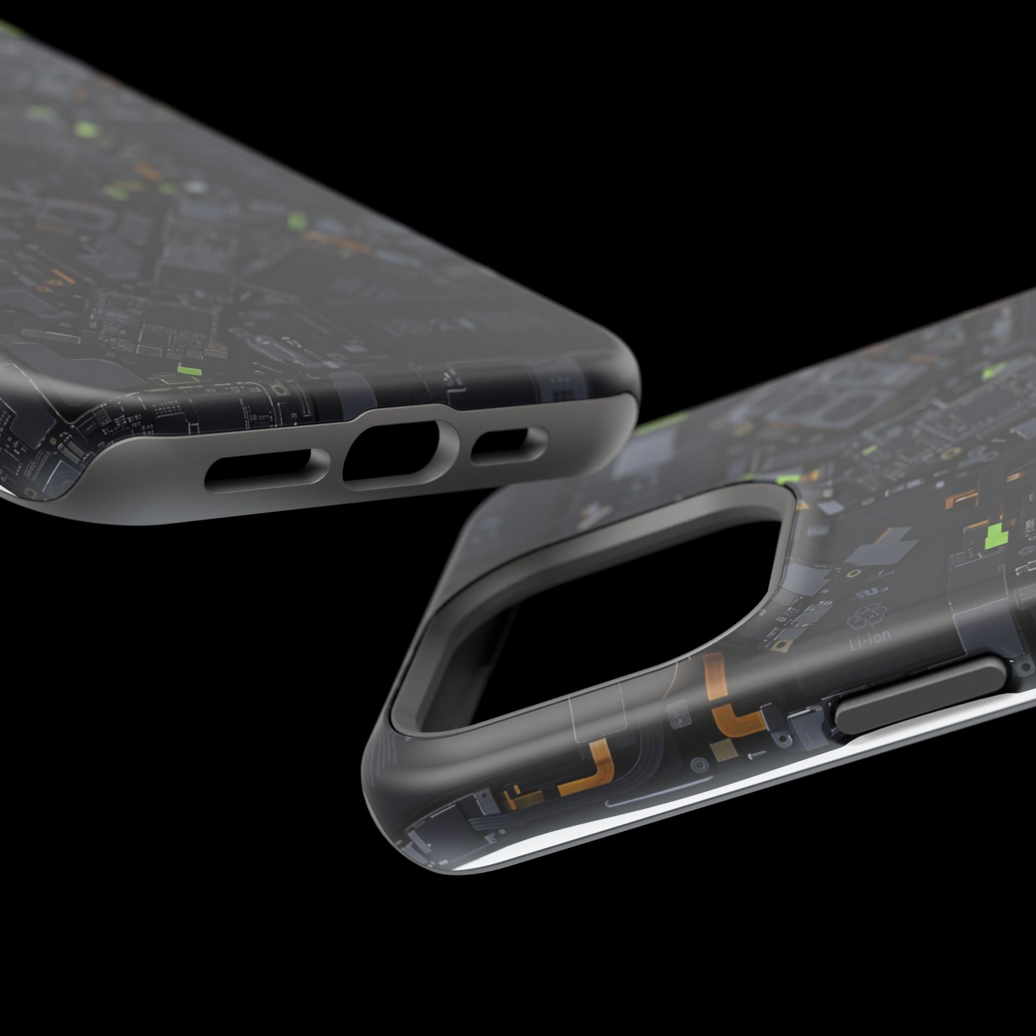 Circuit Core Phone Case — Motherboard Print Wireless Charging Cover