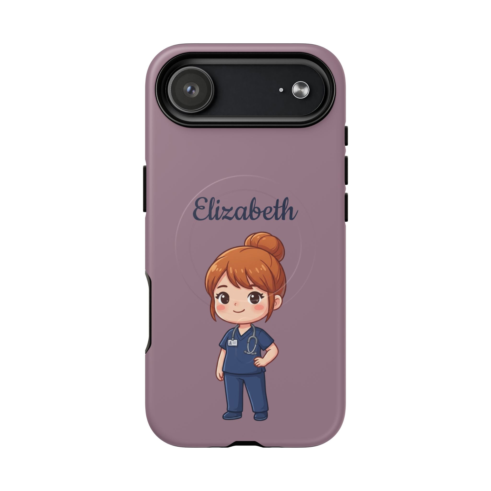 Personalized Nurse Phone Case with Custom Name | MagSafe Compatible iPhone Case