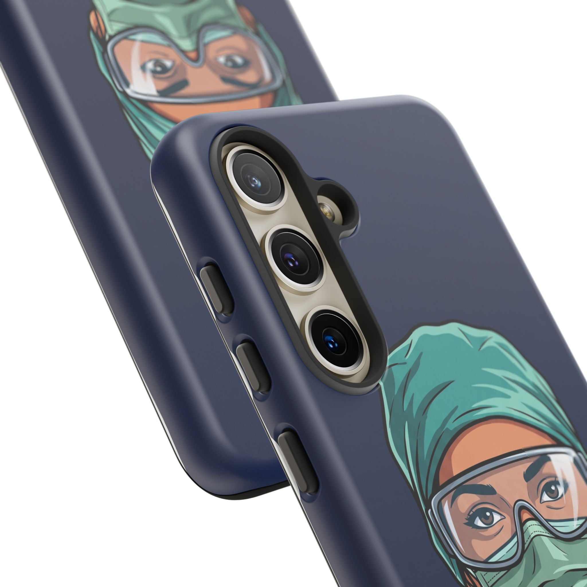 Nurse Illustrated Portrait Phone Case | iPhone & Samsung