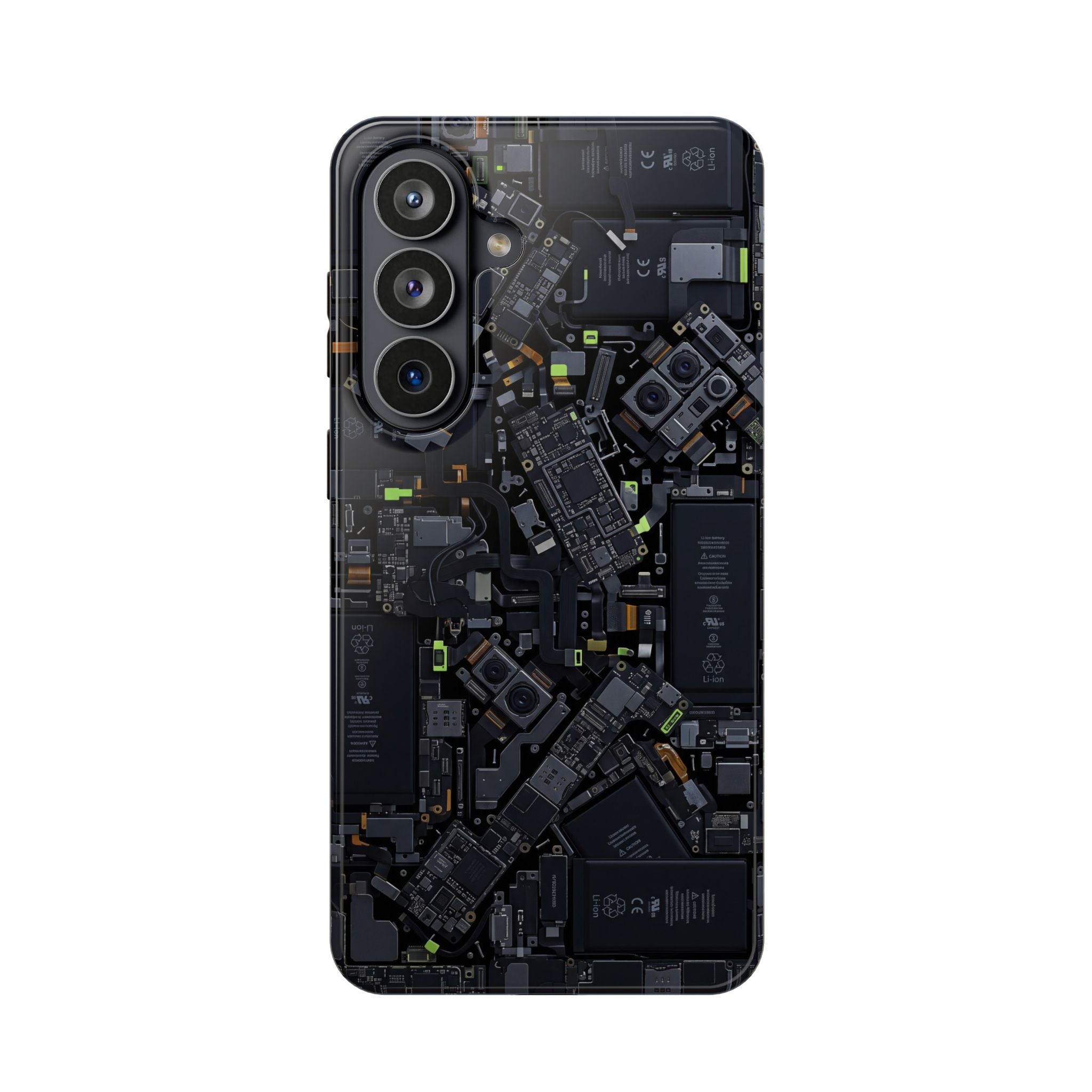 Circuit Core Phone Case — Motherboard Print Wireless Charging Cover