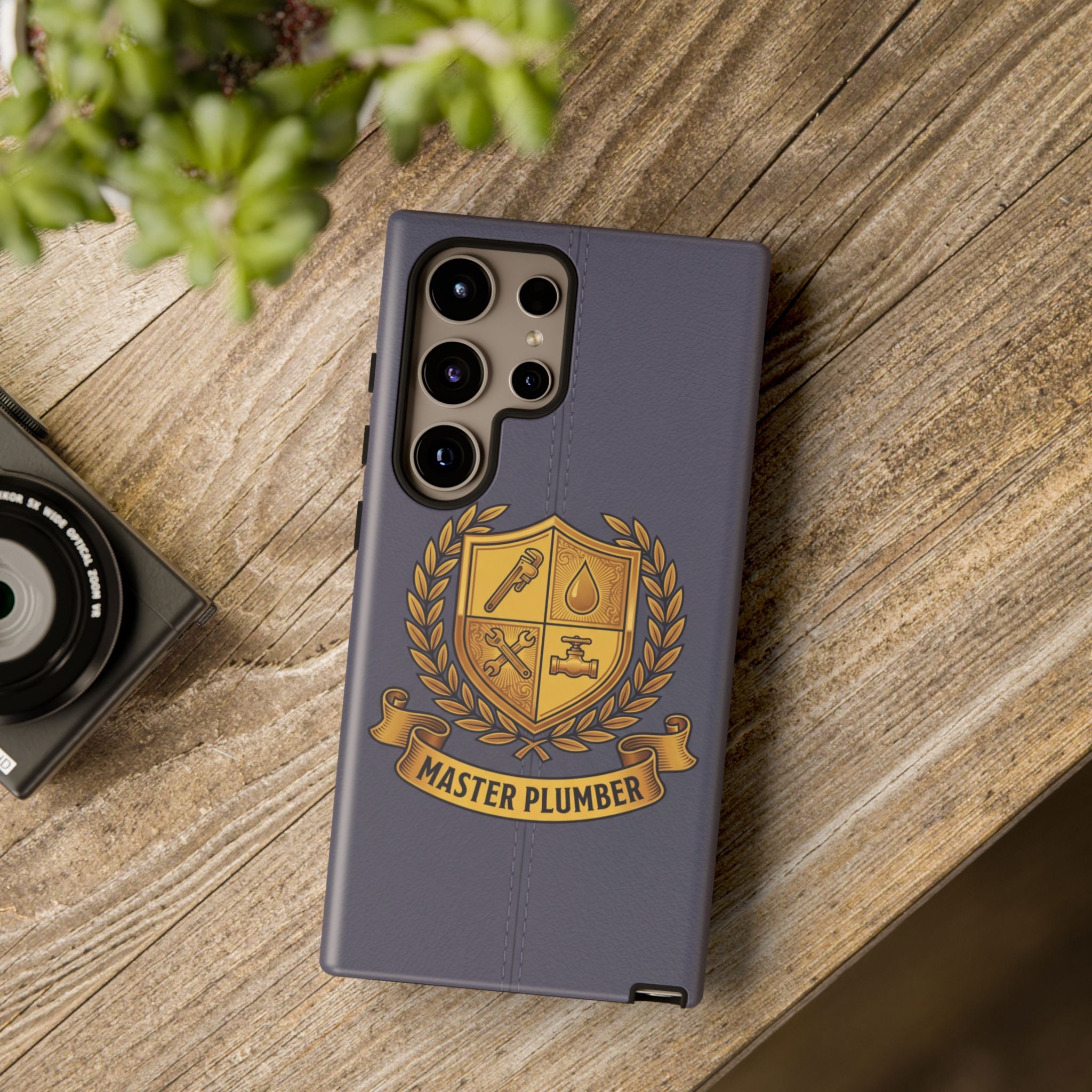 Master Plumber Slate Crest Phone Case - Samsung & iPhone Series