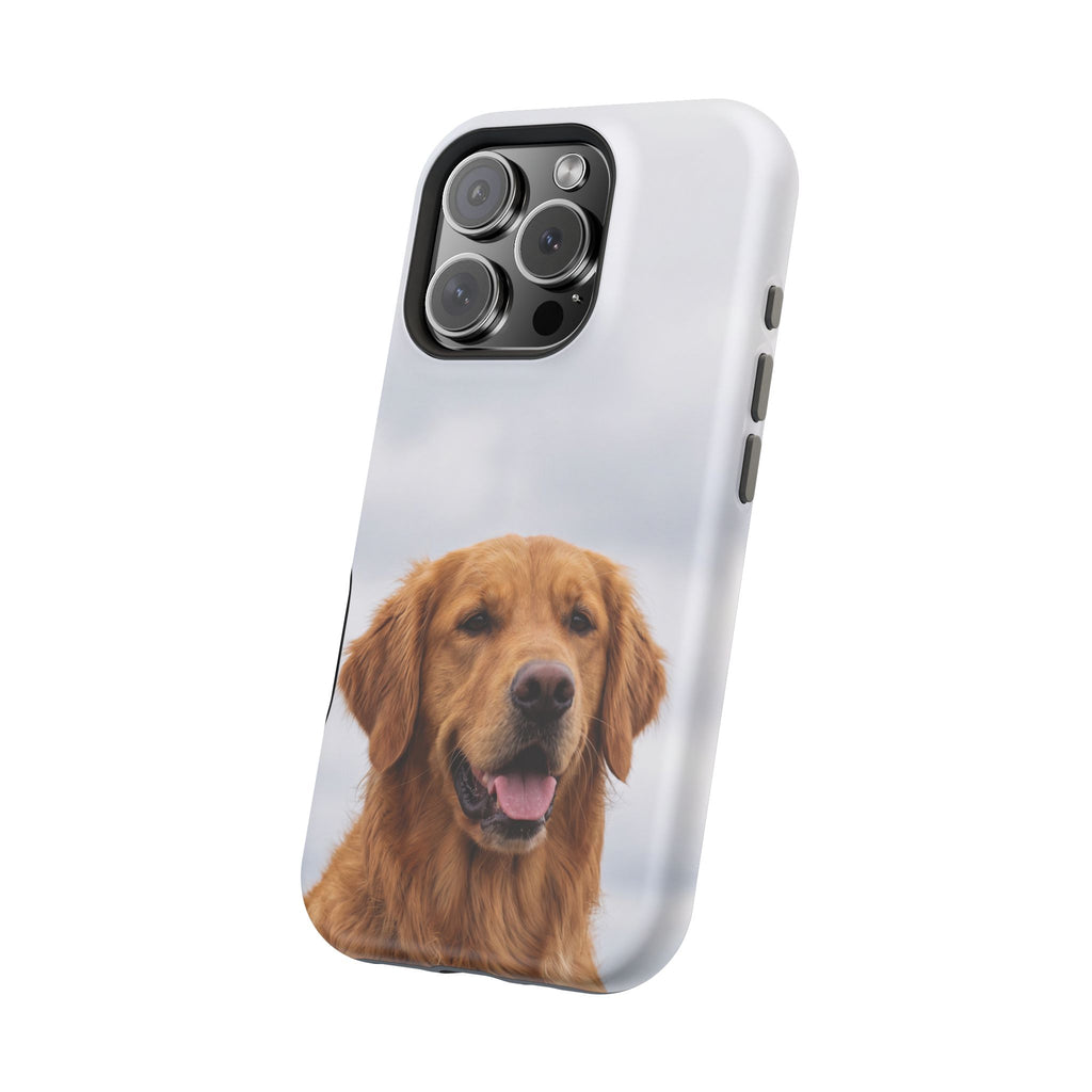 Golden Retriever Phone Case — Impact-Resistant Wireless Charging Cover