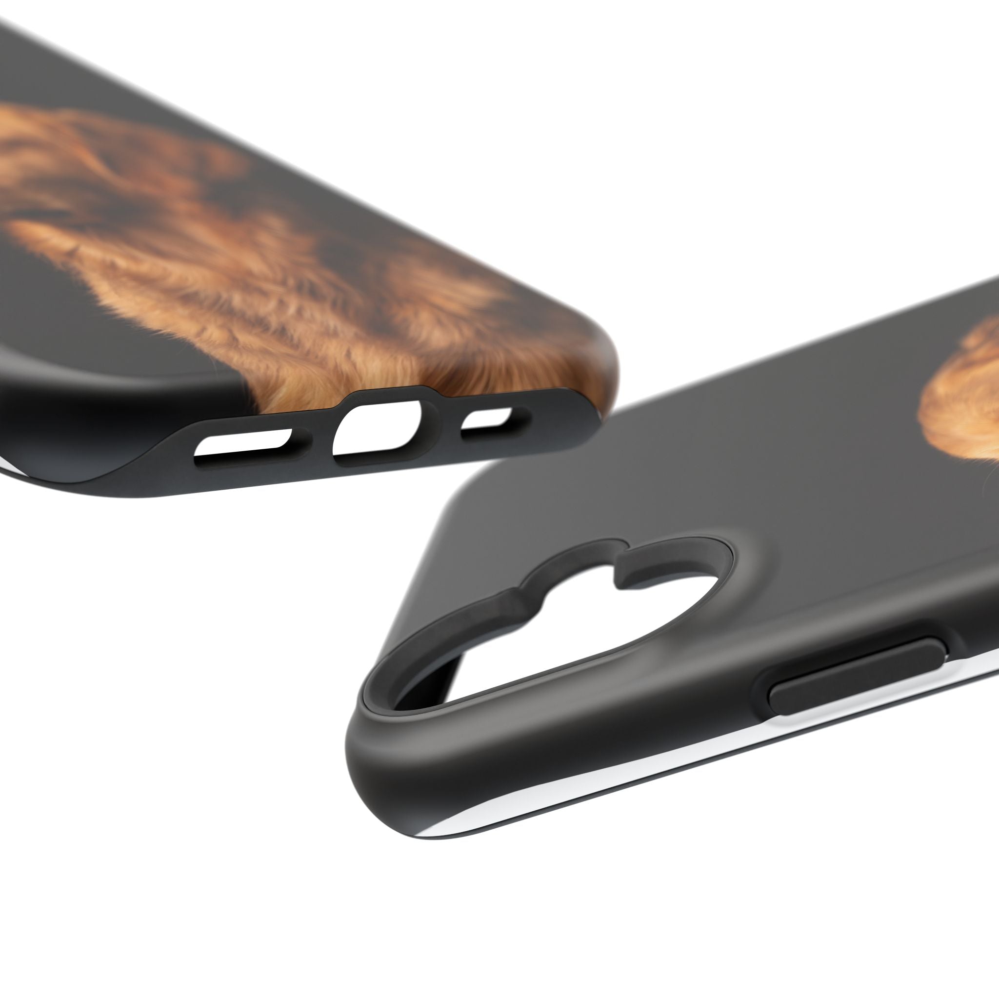 Golden Retriever Portrait Phone Case — Impact-Resistant Wireless Charging Cover