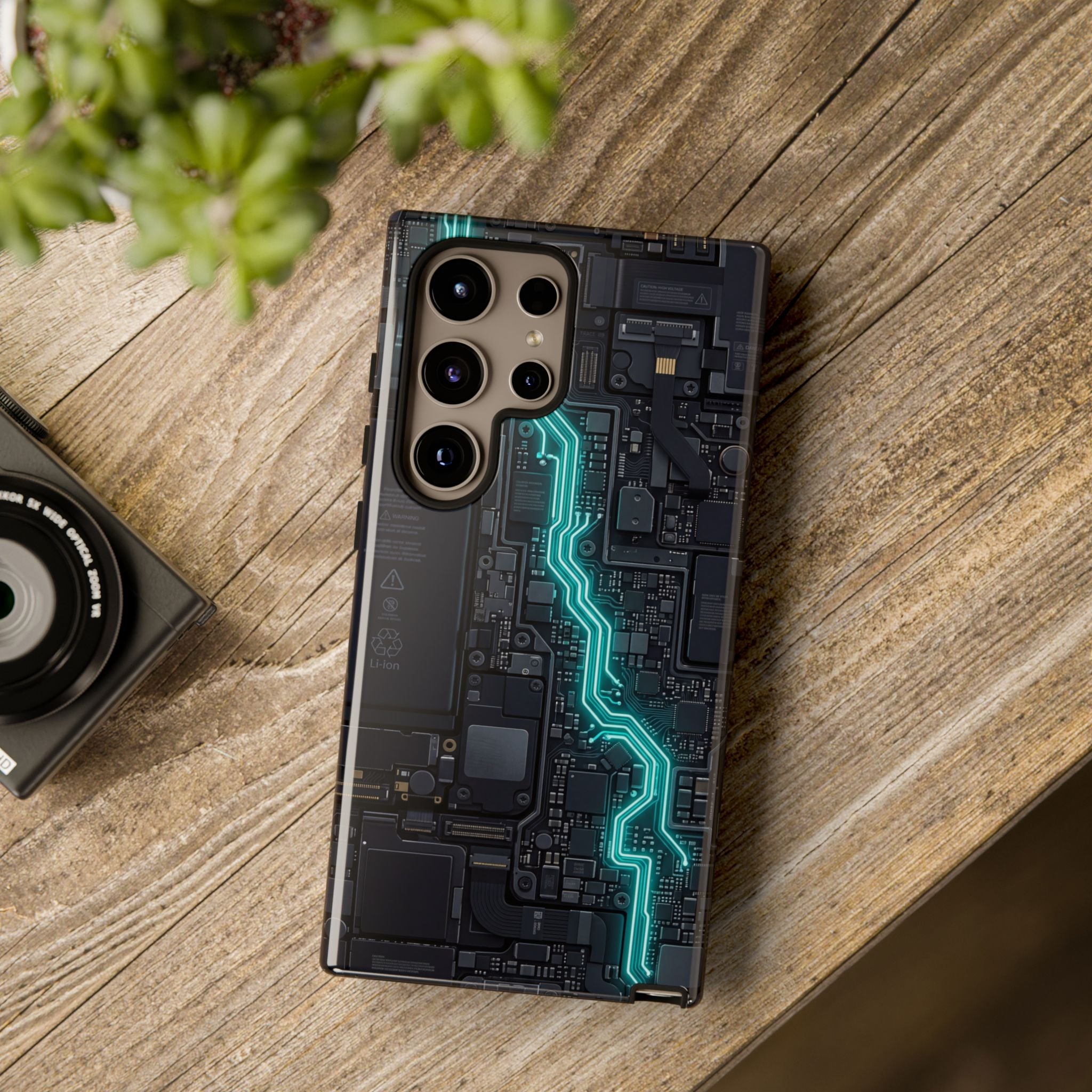 Electrician Cyan Circuit Phone Case - Samsung & iPhone Series