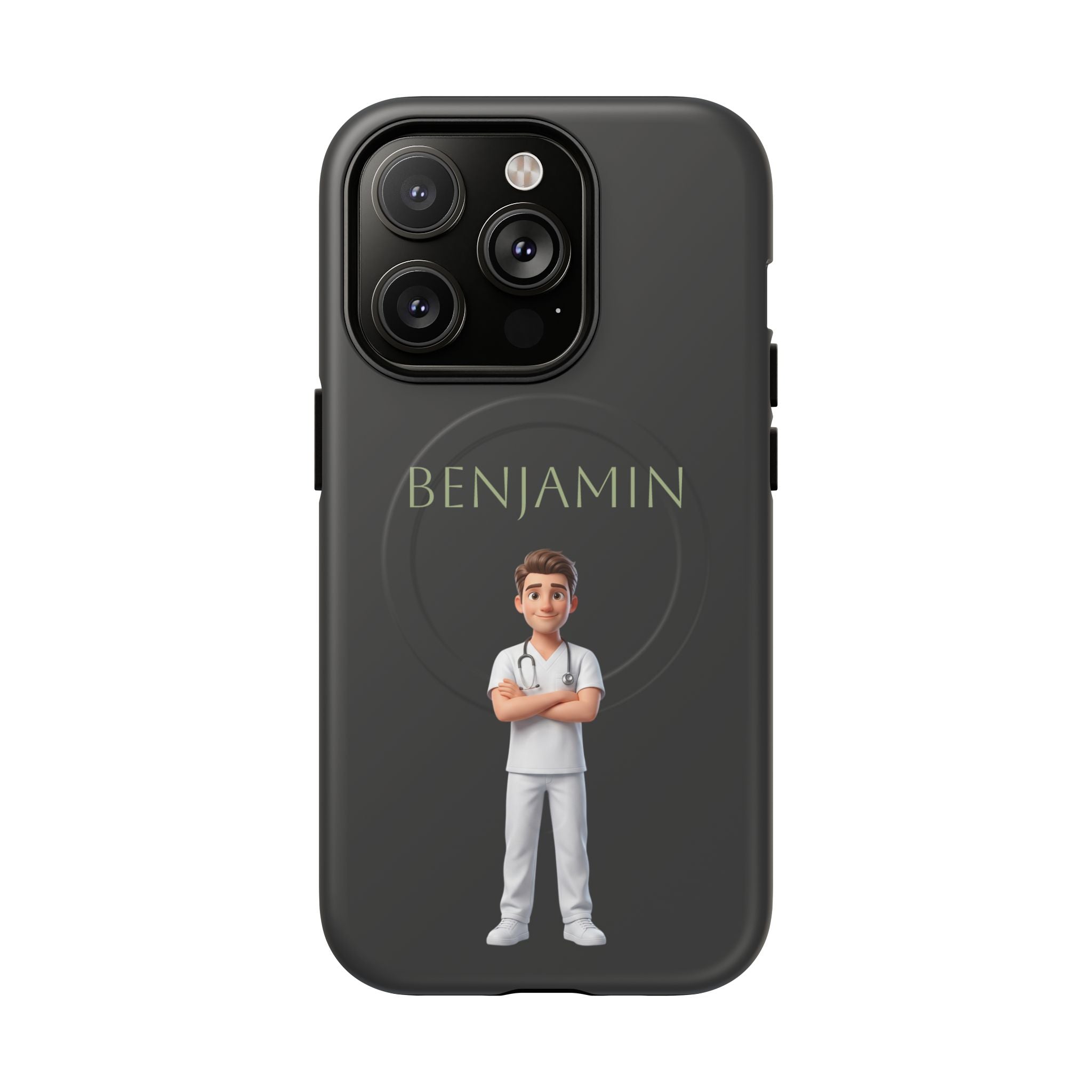 Personalized Nurse Phone Case | MagSafe Compatible, Custom Name iPhone Case