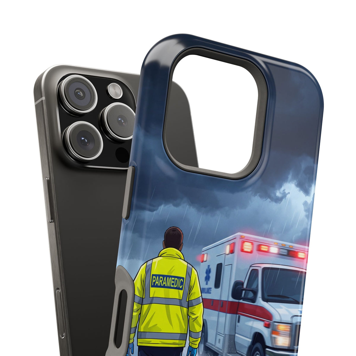 Personalized EMS Storm Phone Case — Wireless Charging Cover