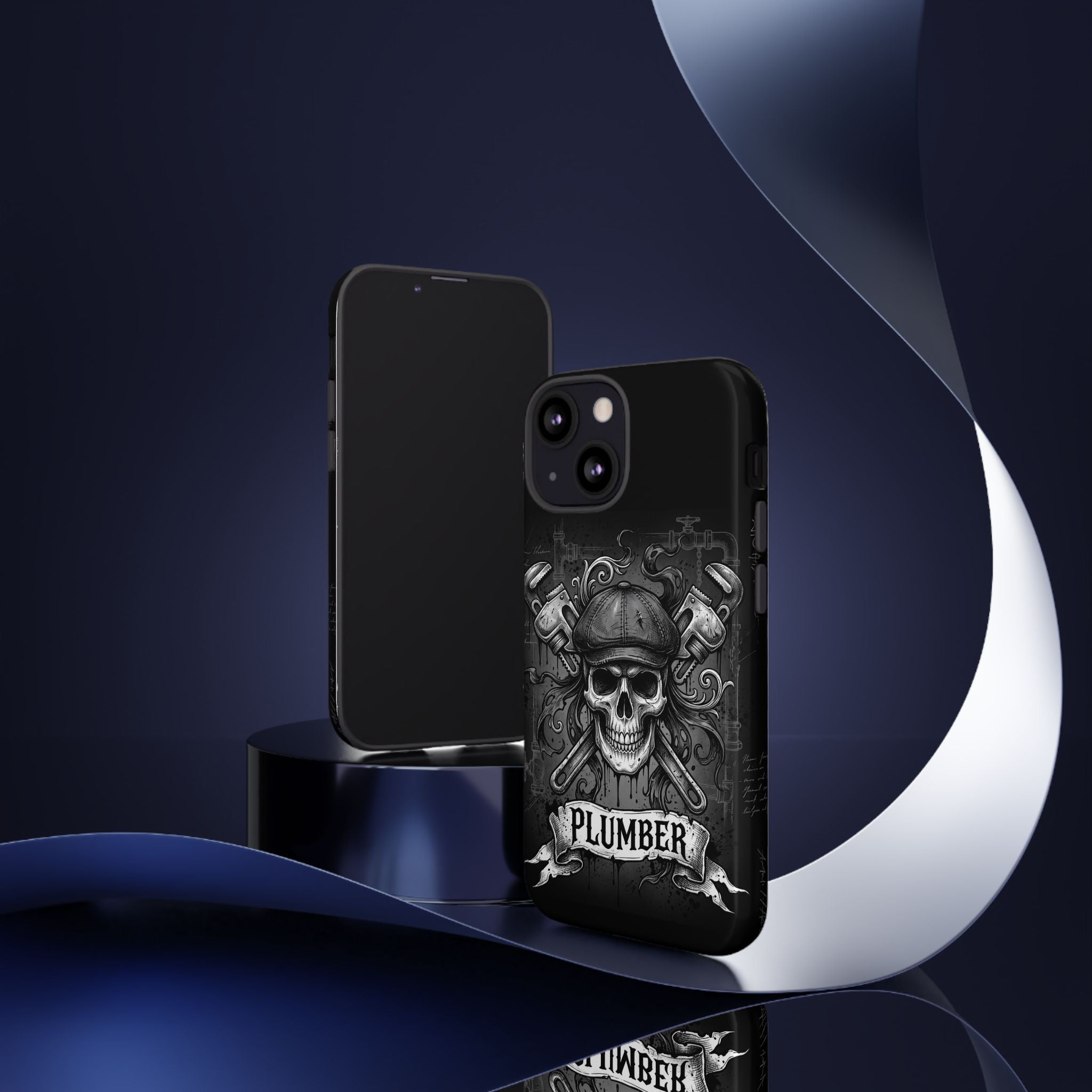Gothic Skull Plumber Phone Case - Samsung & iPhone Series