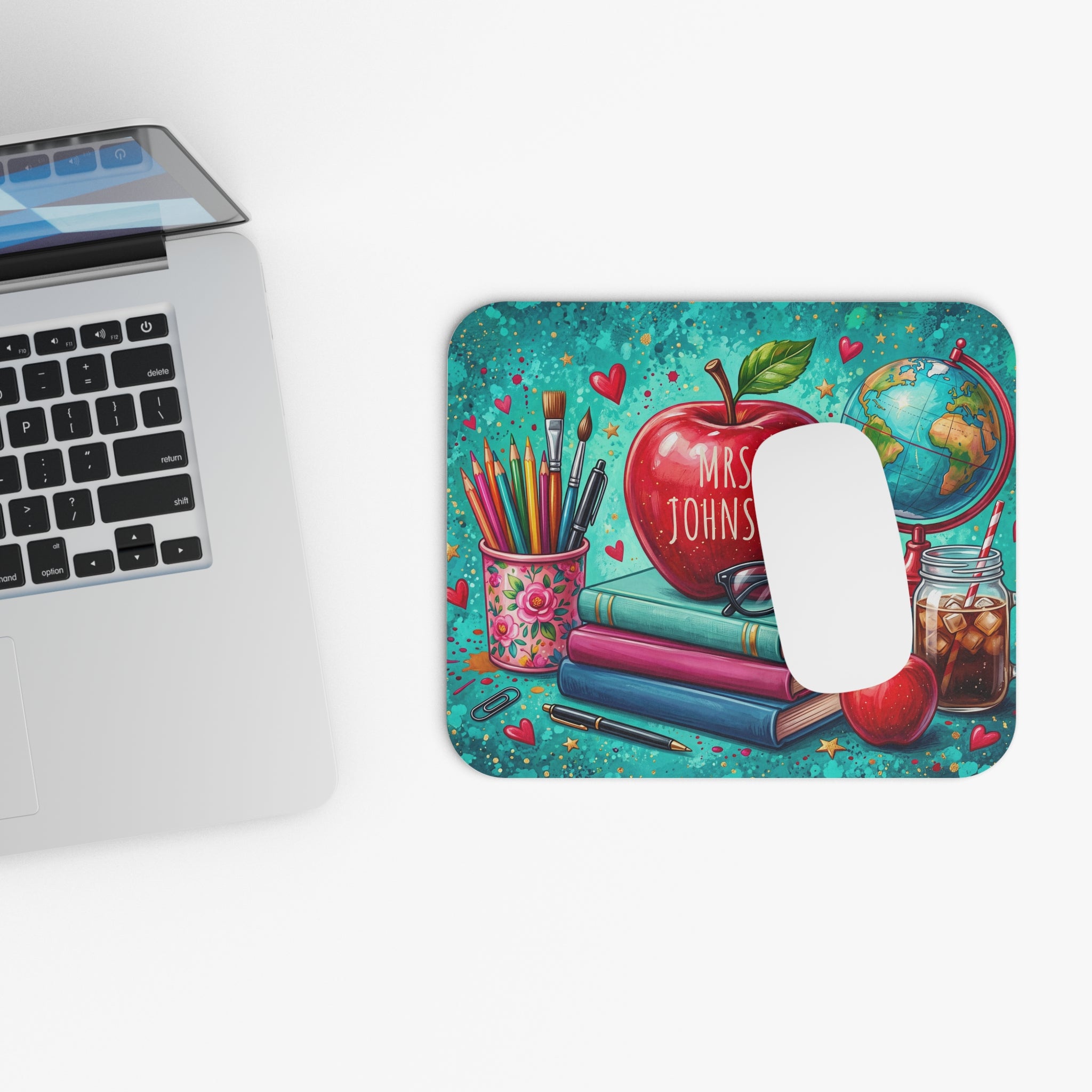 Personalized Teacher Mouse Pad with Name