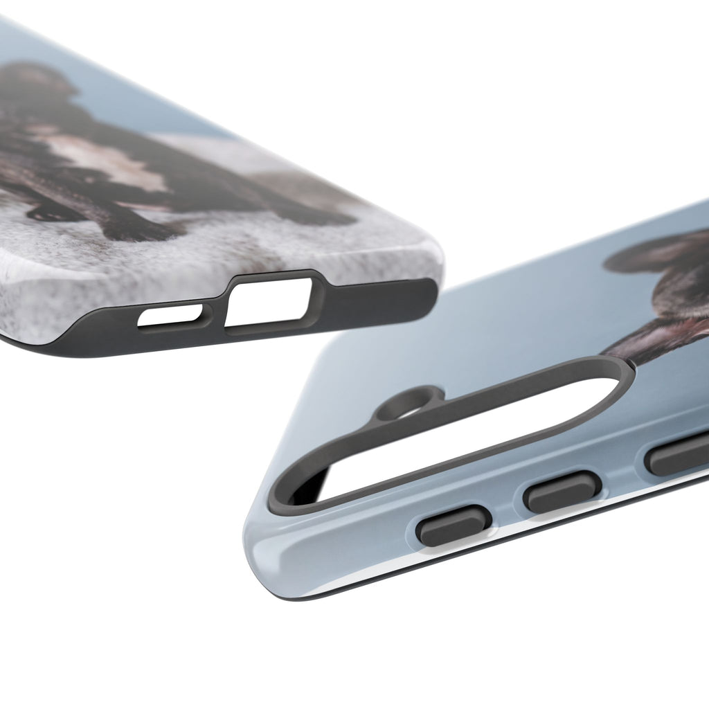 French Bulldog Puppy Phone Case | Adorable Brindle Frenchie Portrait | Samsung & iPhone