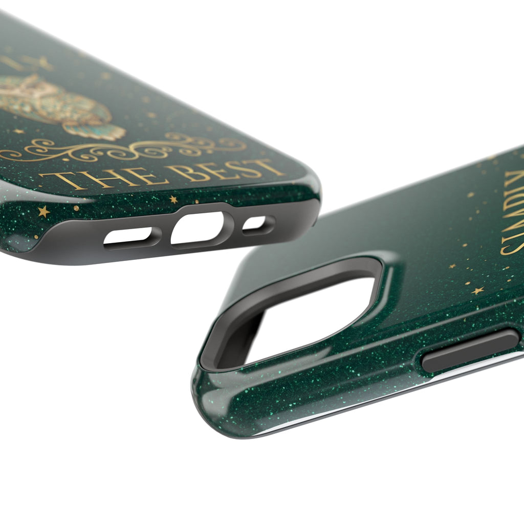 Simply The Best Wise Owl Phone Case — Wireless Charging Cover