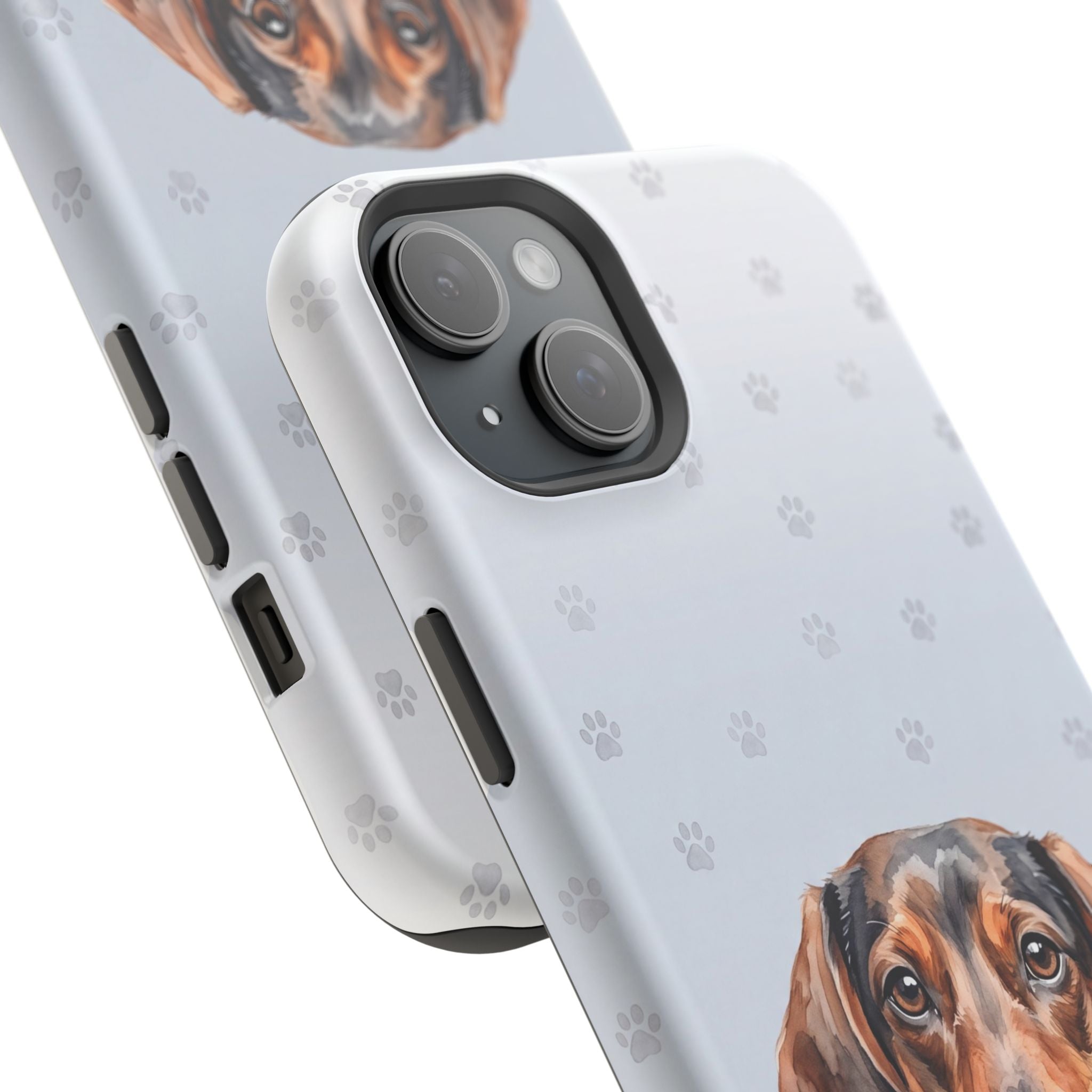 Dachshund Watercolor Portrait Phone Case | Elegant Sausage Dog Art Print | iPhone & Samsung