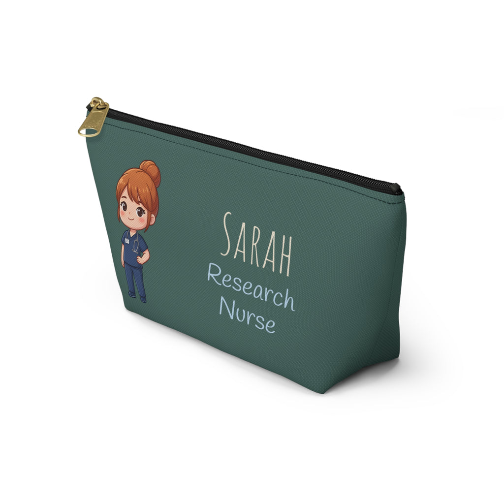 Personalized Nurse Gift Pouch | Custom Name Makeup Bag for Nurses