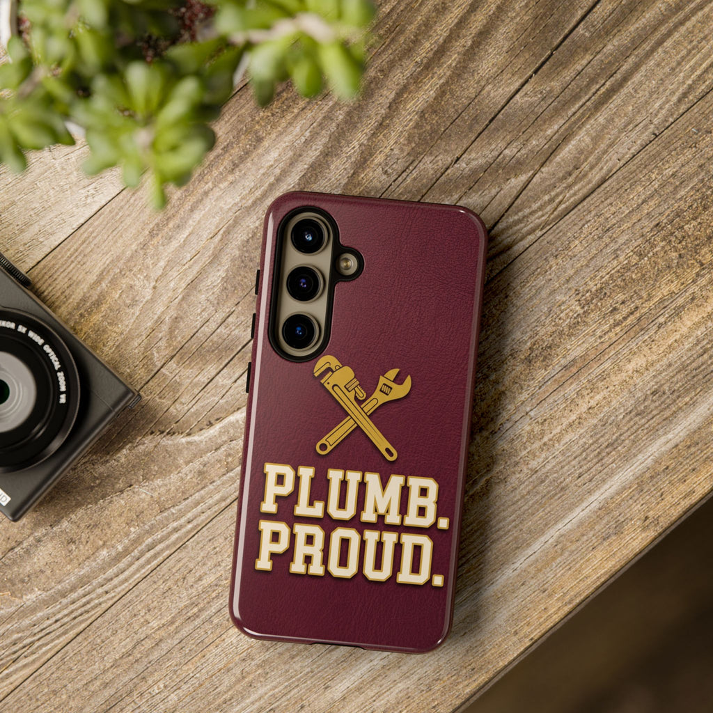 Plumb. Proud. Varsity Print Phone Case - Samsung & iPhone Series