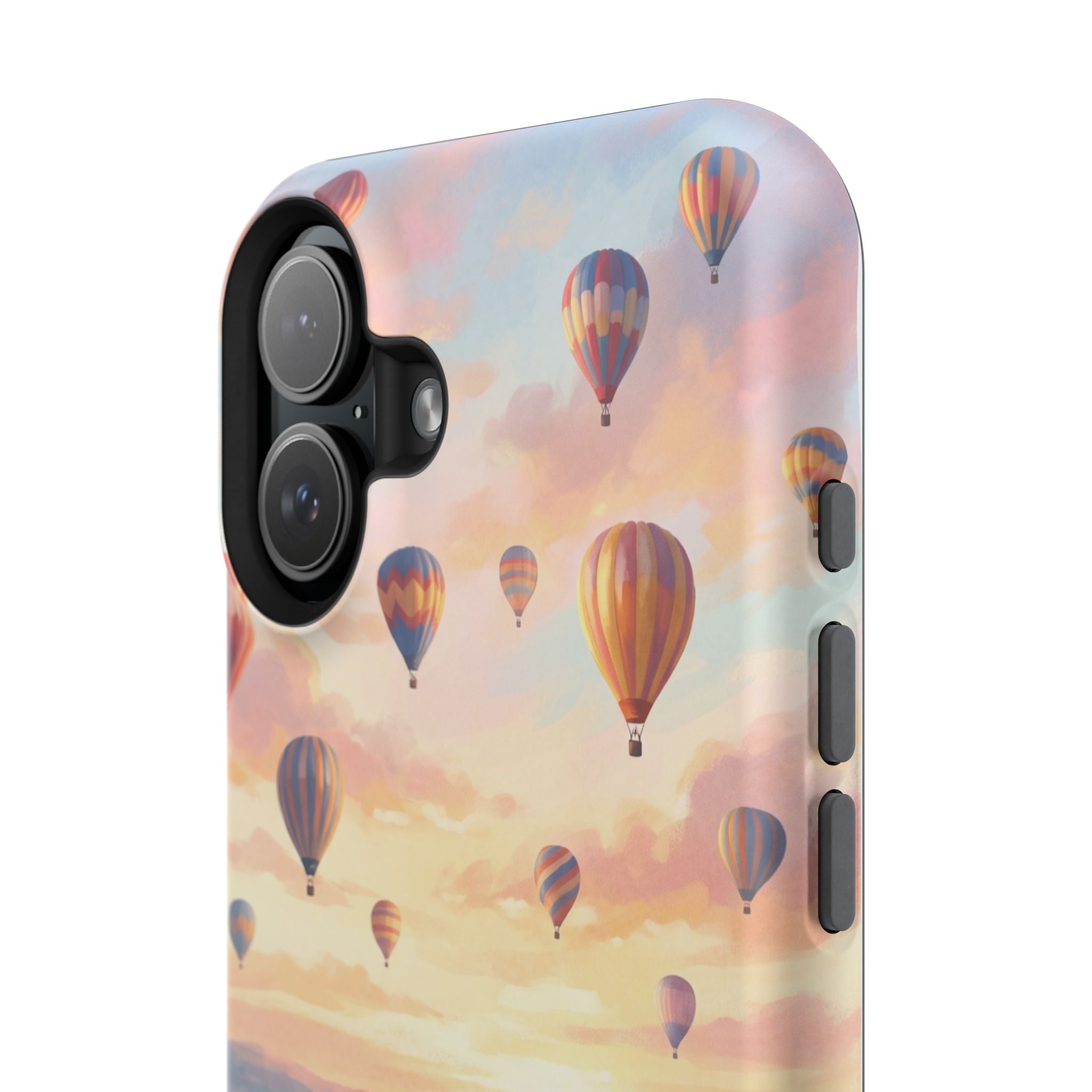 Personalized Golden Retriever Hot Air Balloon Phone Case — Wireless Charging Cover