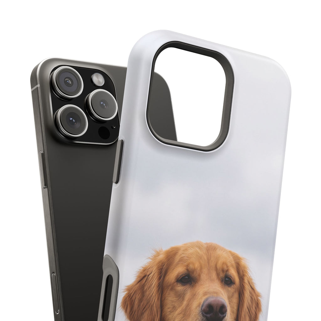 Golden Retriever Phone Case — Impact-Resistant Wireless Charging Cover