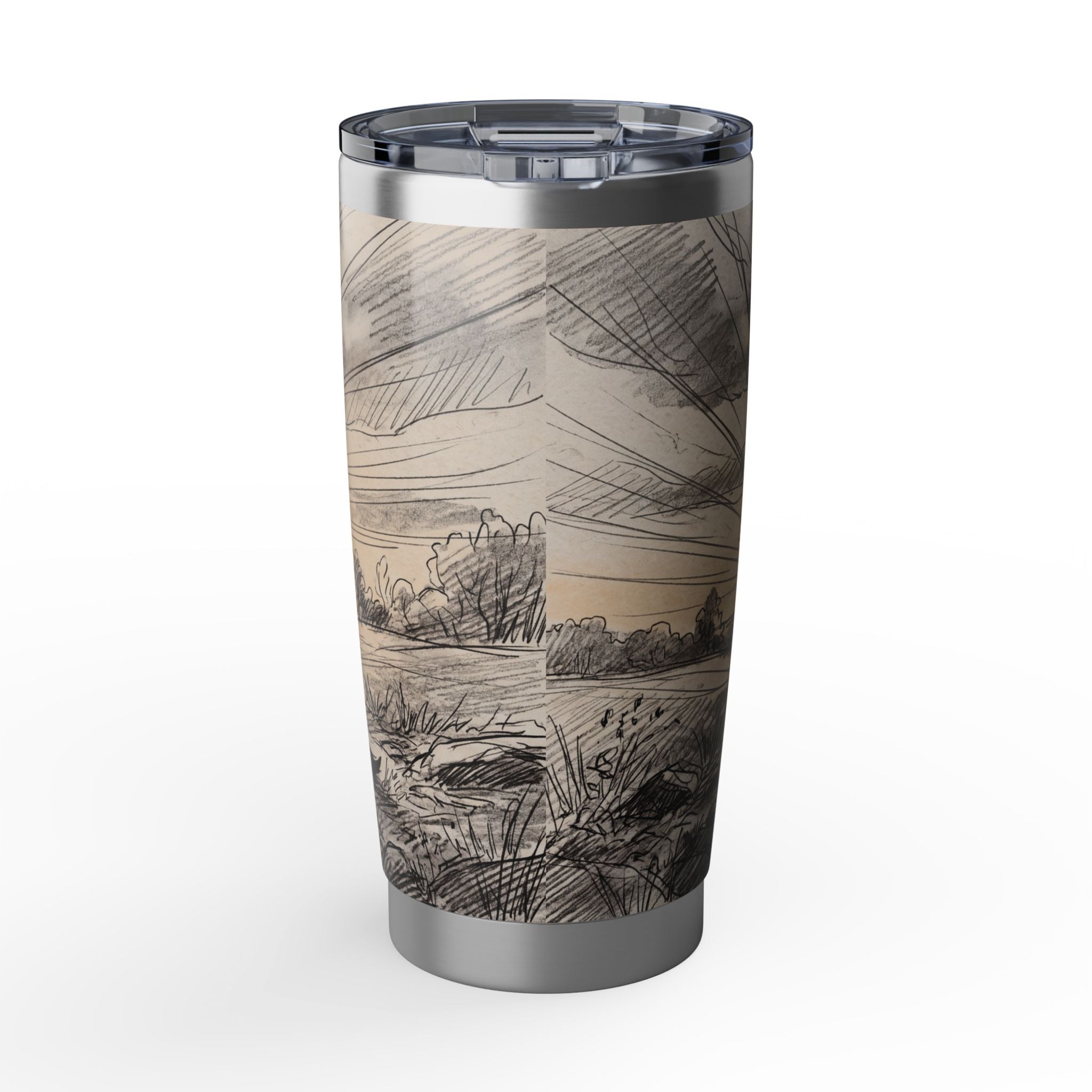 Golden Retriever Tumbler Personalized – 20 oz Stainless Steel Travel Mug with Custom Name, Sunset Silhouette Design for Dog Dad
