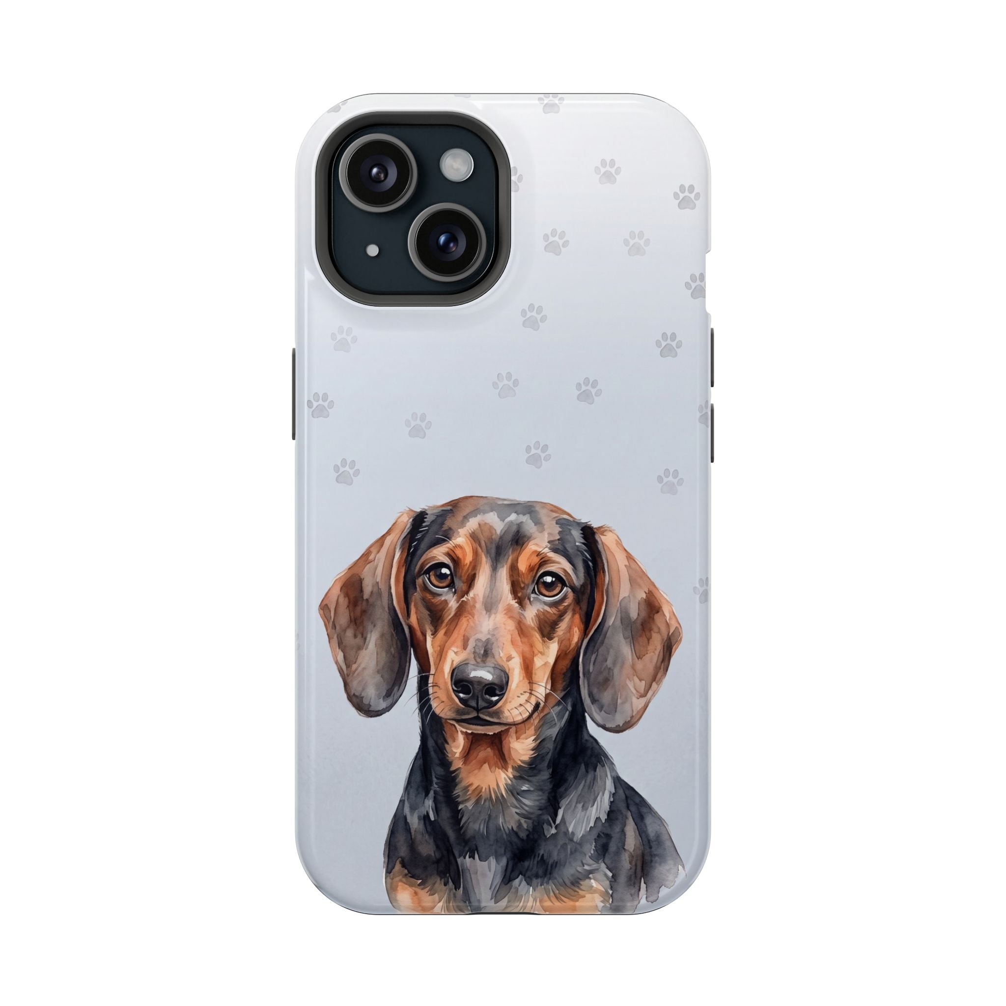 Dachshund Phone Case — Impact-Resistant Wireless Charging Cover