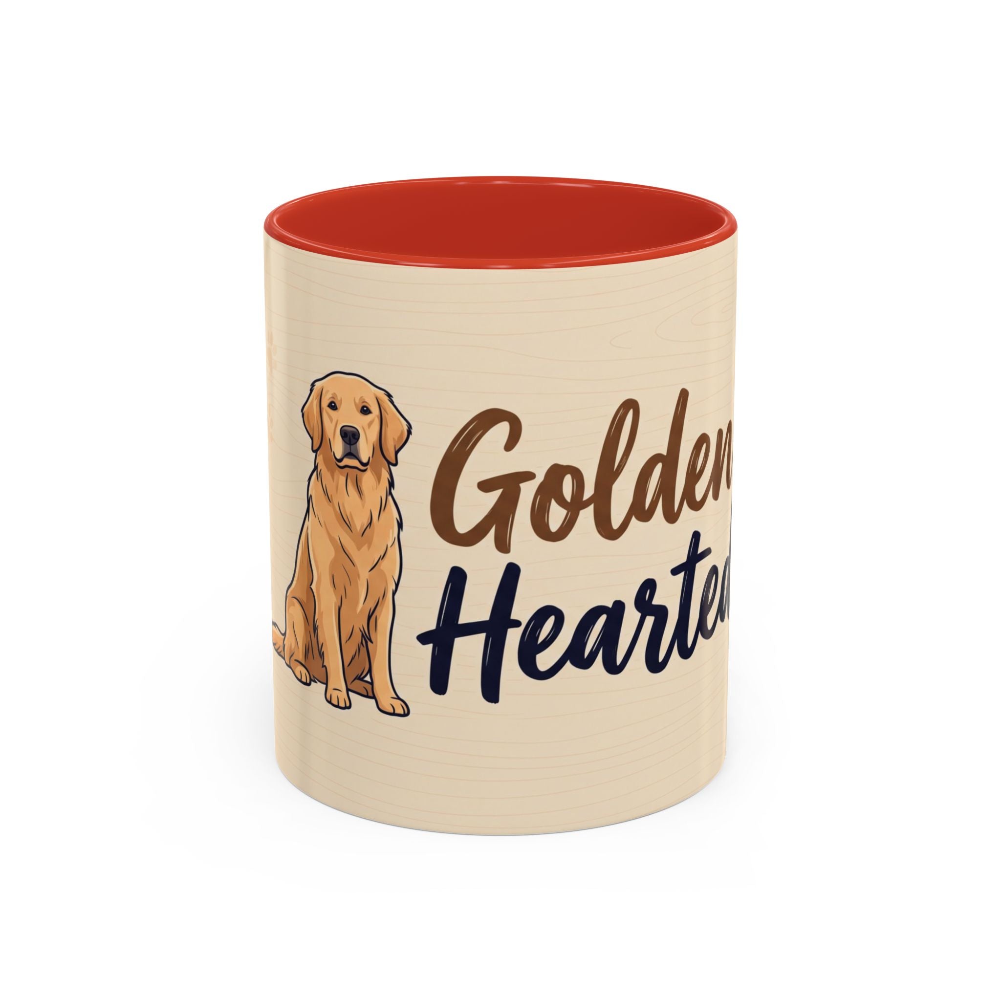 Golden Hearted Mug | Golden Retriever Lover Gift | Cute Dog Coffee Mug