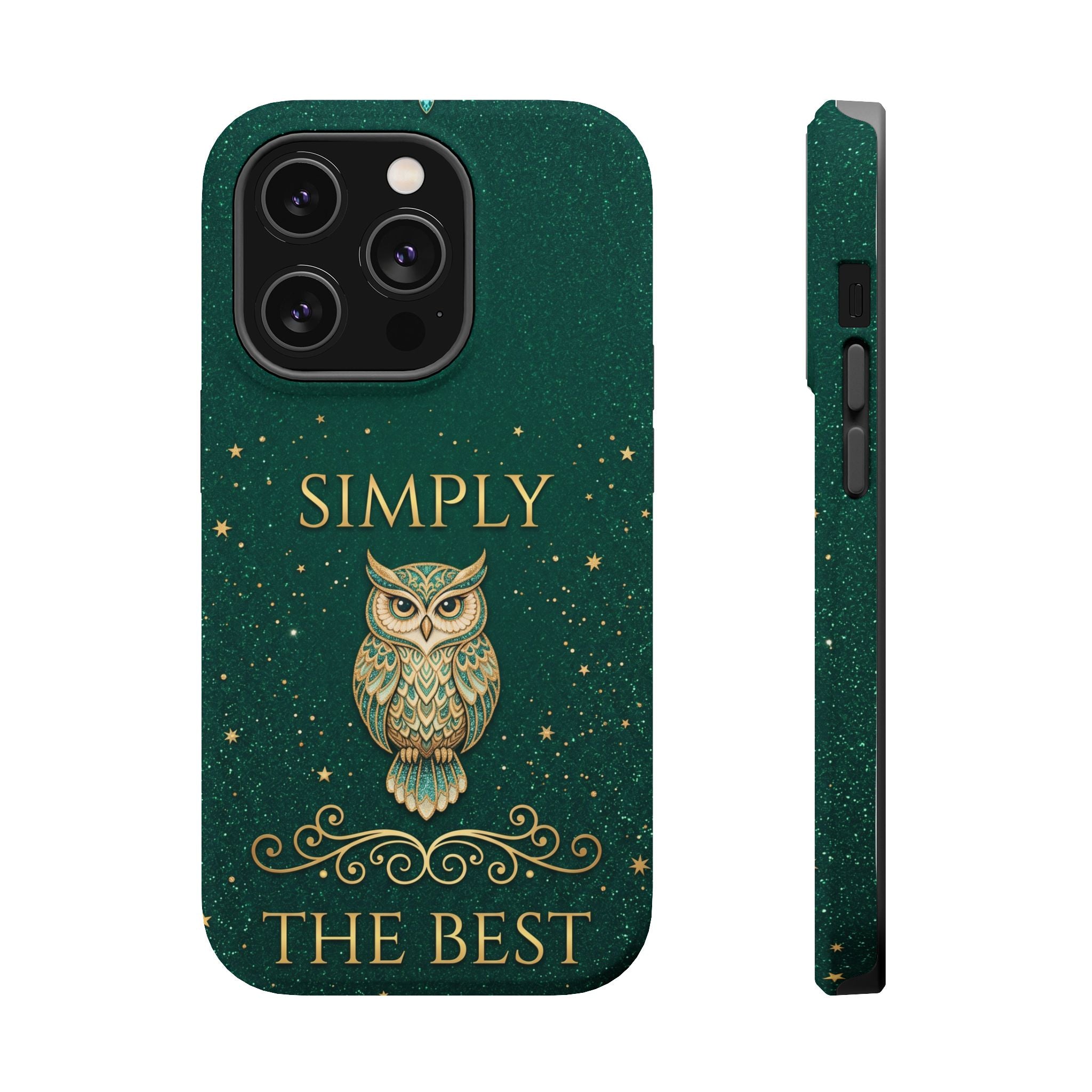 Simply The Best Wise Owl Phone Case — Wireless Charging Cover