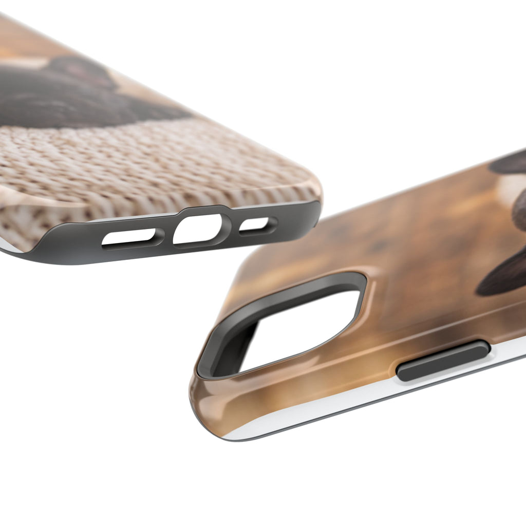 Sleepy French Bulldog Phone Case — Impact-Resistant Wireless Charging Cover