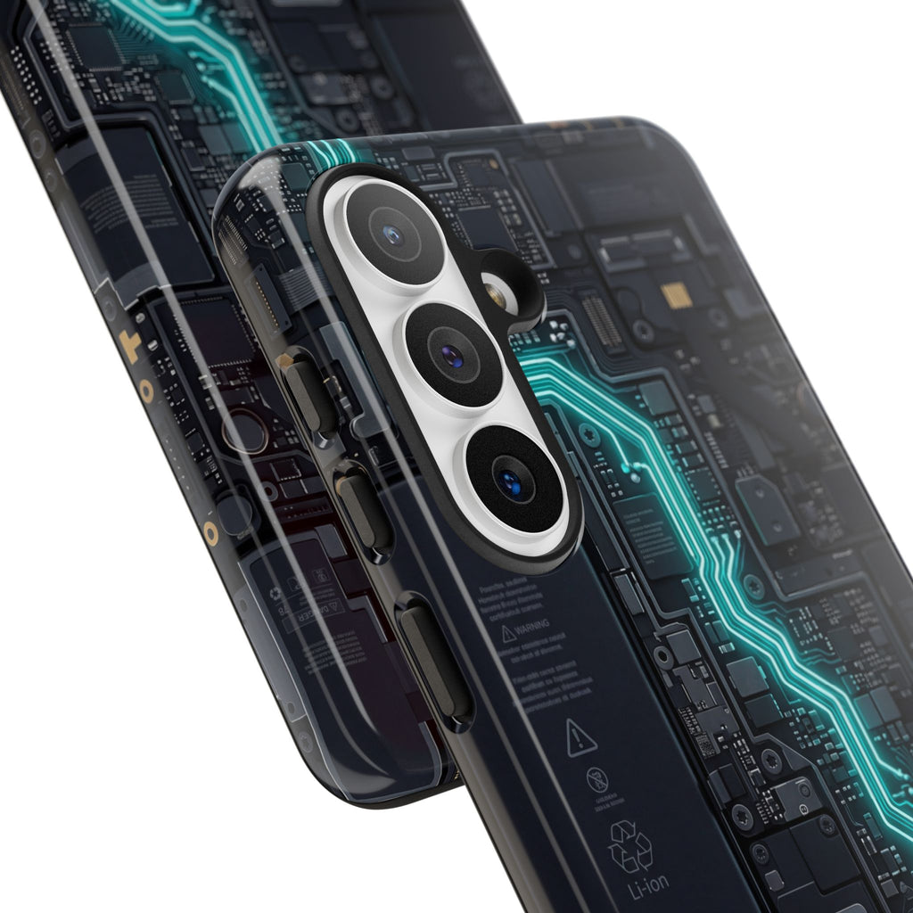 Electrician Cyan Circuit Phone Case - Samsung & iPhone Series