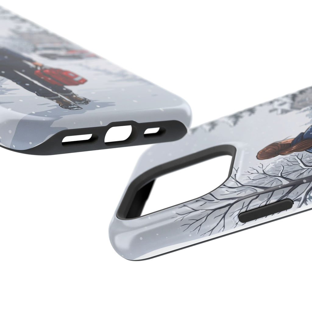 Paramedic/EMT Winter Phone Case — Magnetic Wireless Charging Cover