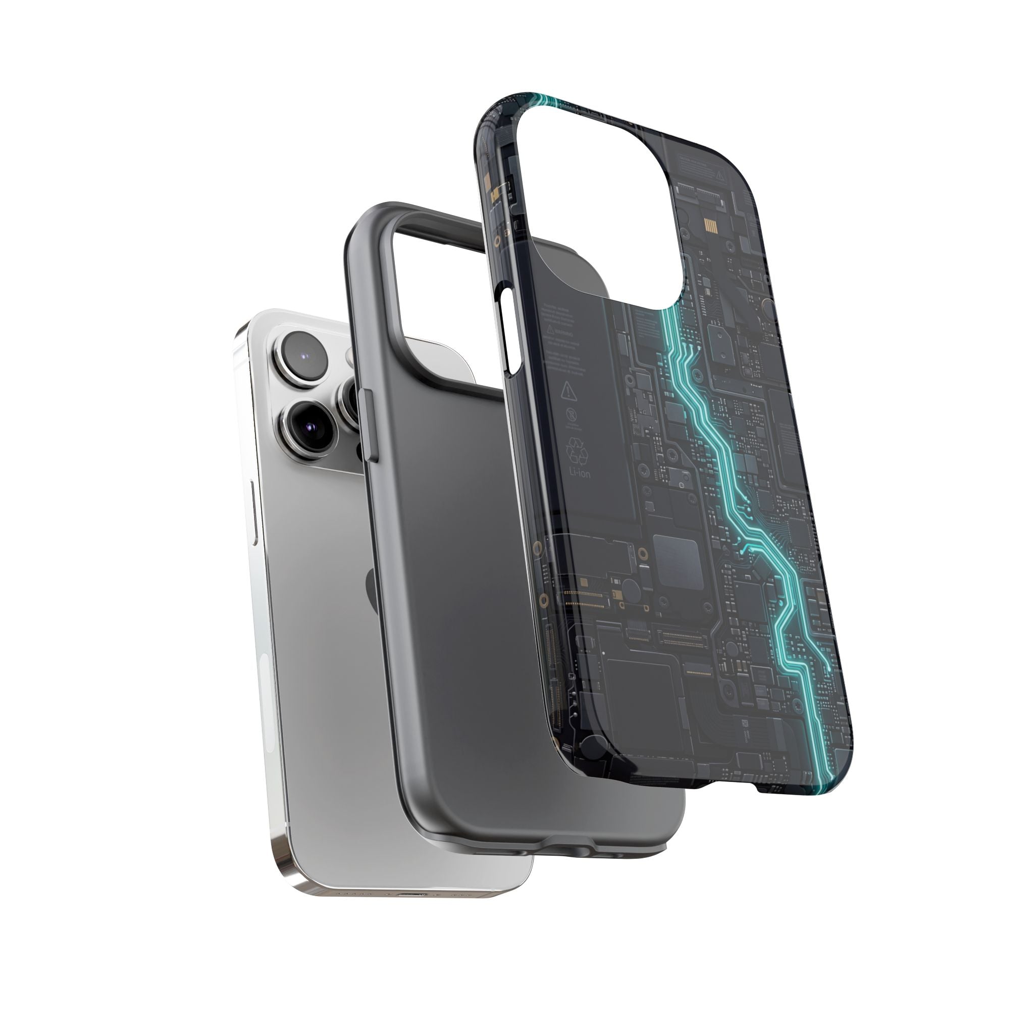 Electrician Cyan Circuit Phone Case - Samsung & iPhone Series