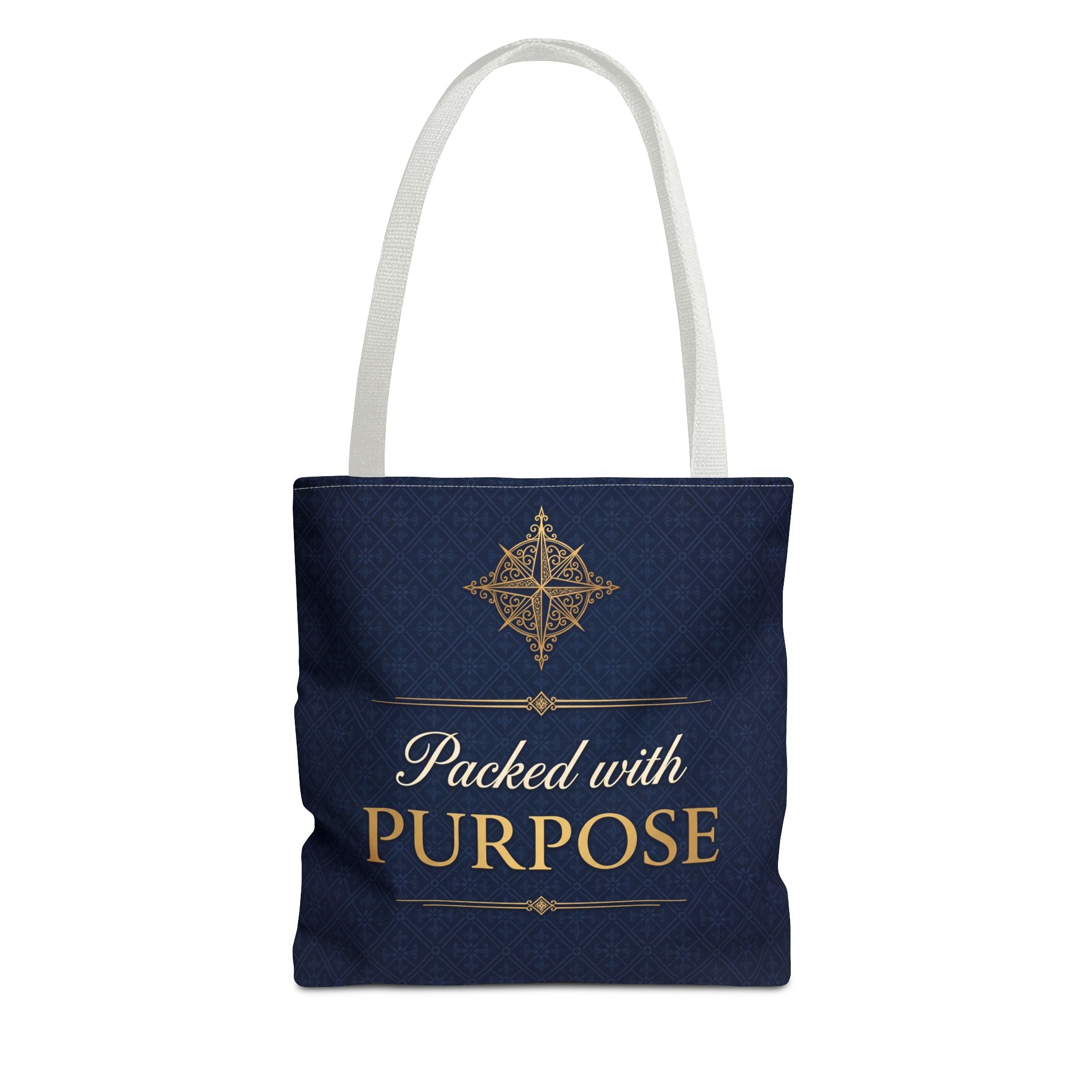 Packed with Purpose Tote | Inspirational Nurse Gift Tote Bag | Healthcare Worker Appreciation Gift | Premium Polyester Carry-All