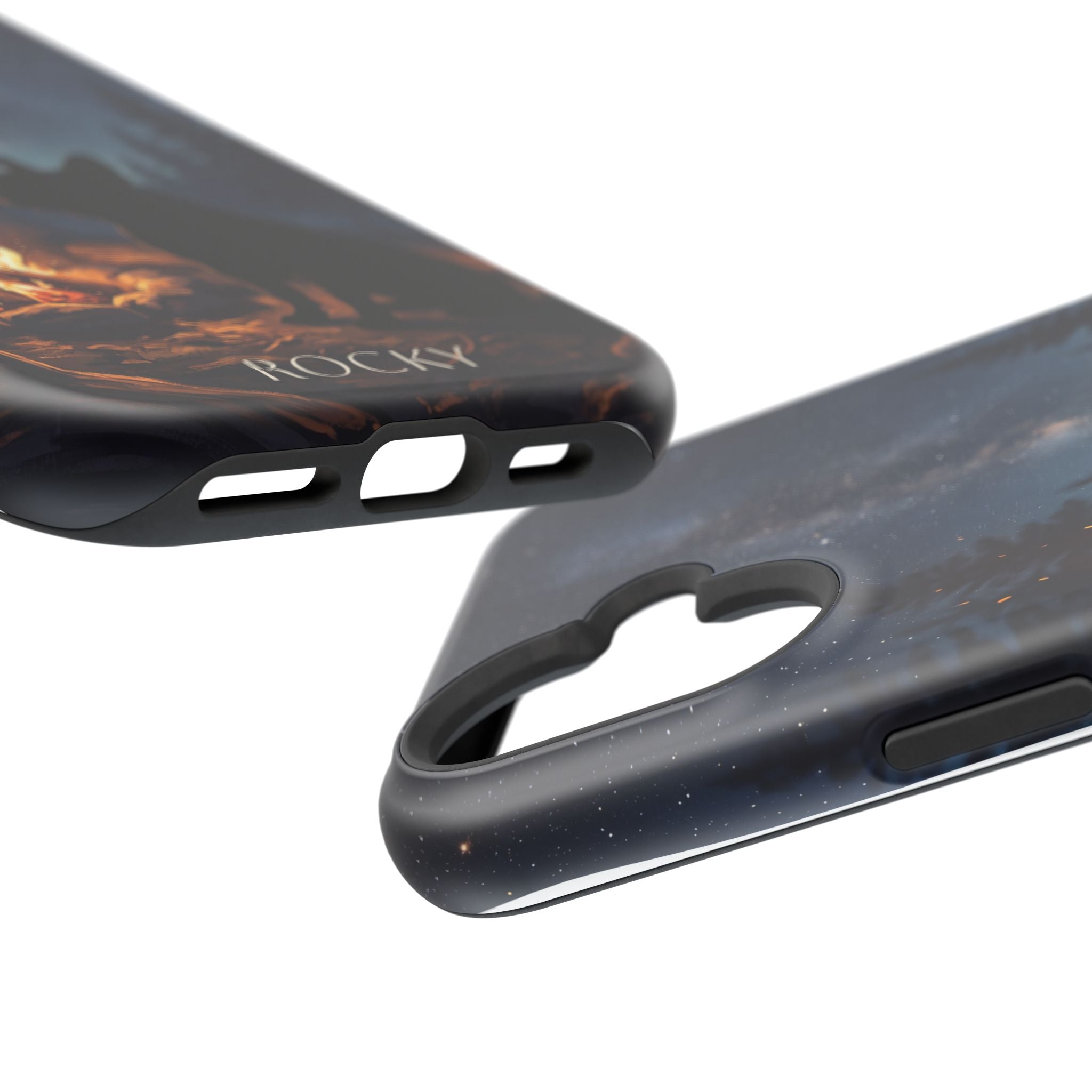 Personalized French Bulldog Campfire Phone Case — Wireless Charging Cover